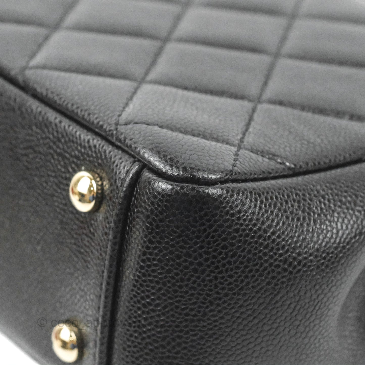 Chanel Quilted Medium Business Affinity Flap Black Caviar Gold Hardware