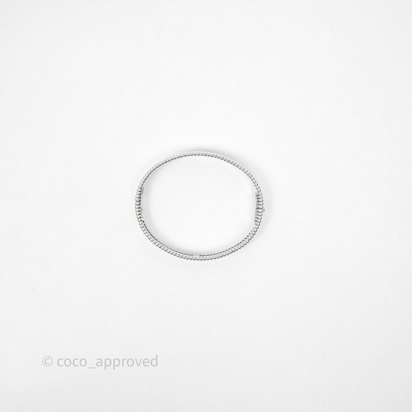 Van Cleef & Arpels Perlée Signature Bracelet Small Model White Gold