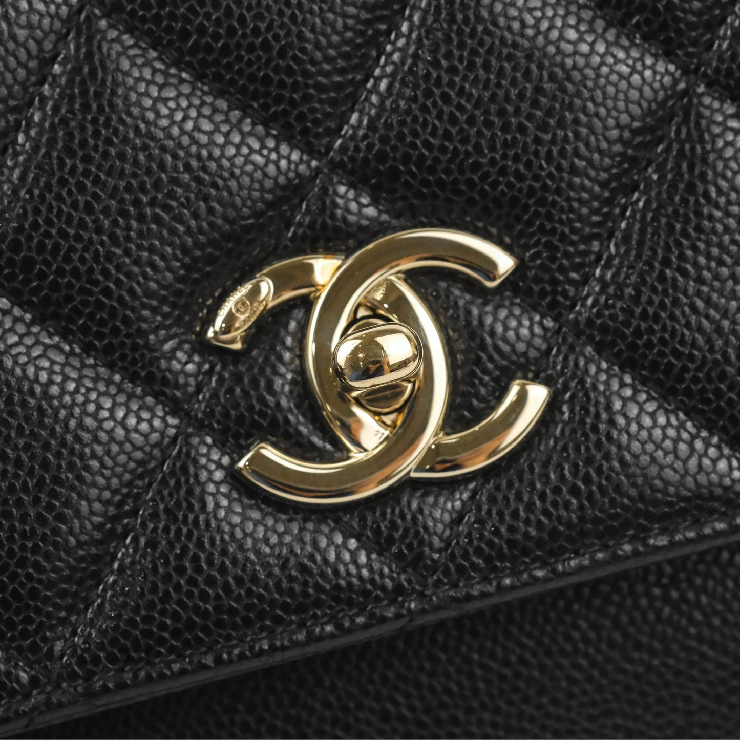 Chanel Quilted Medium Business Affinity Flap Black Caviar Gold Hardware