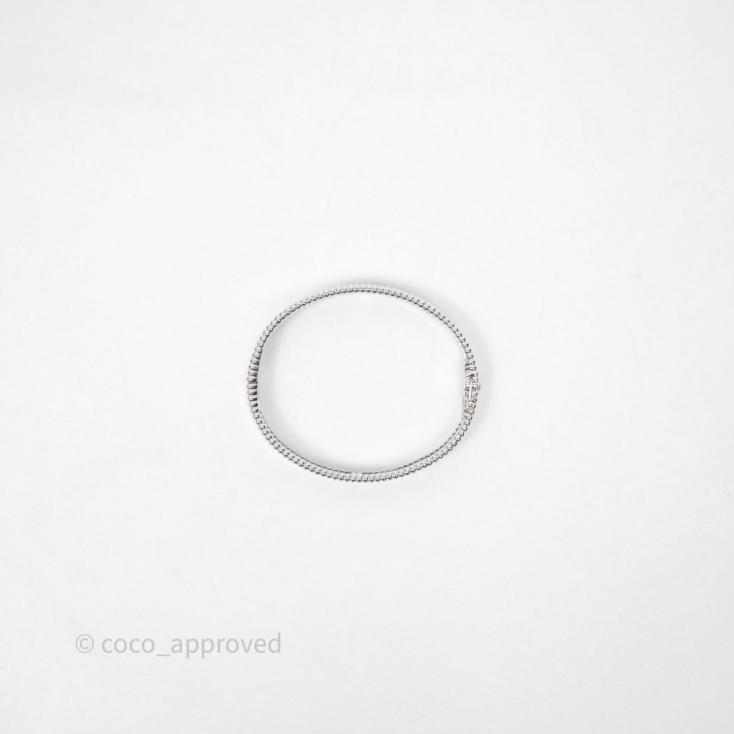 Van Cleef & Arpels Perlée Signature Bracelet Small Model White Gold