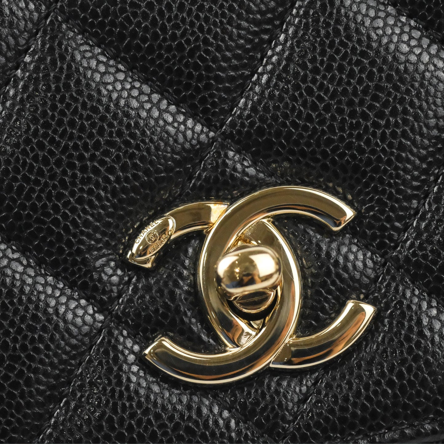 Chanel Quilted Medium Business Affinity Flap Black Caviar Gold Hardware