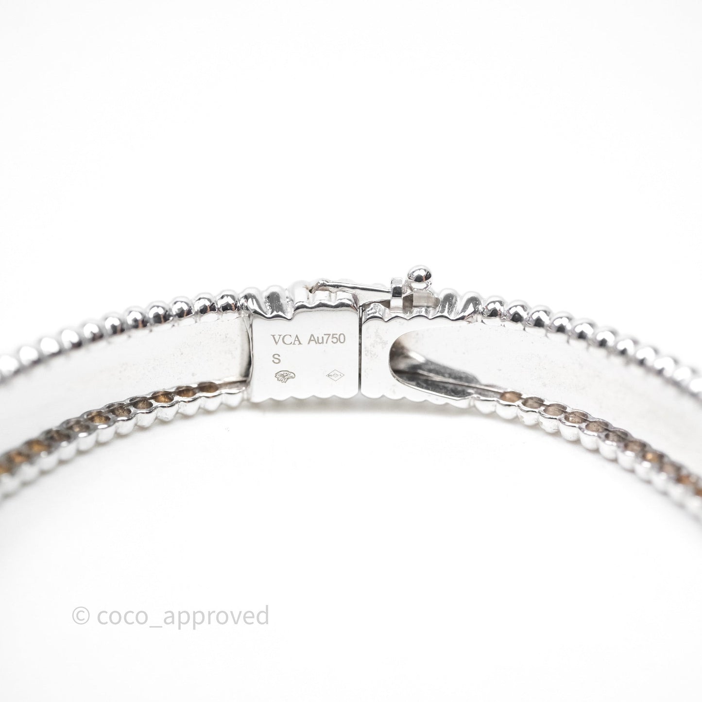 Van Cleef & Arpels Perlée Signature Bracelet Small Model White Gold