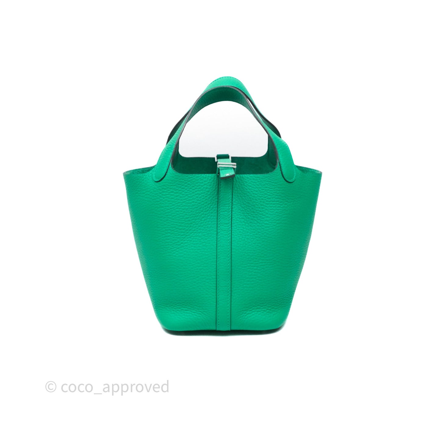 Hermès Picotin 18 Menthe 6W Clemence Palladium Hardware