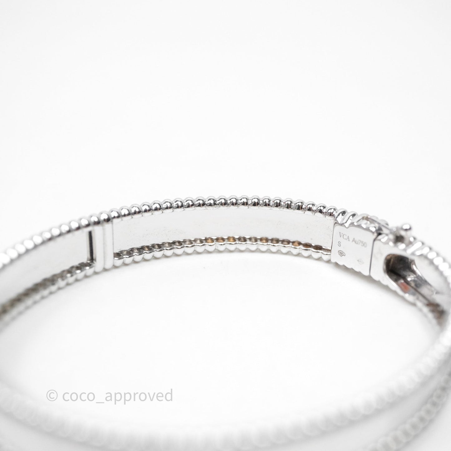 Van Cleef & Arpels Perlée Signature Bracelet Small Model White Gold