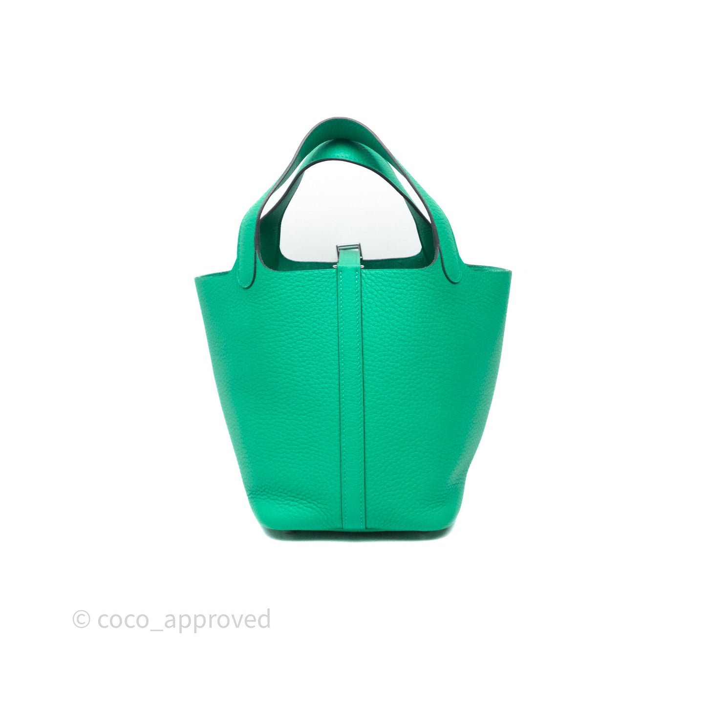 Hermès Picotin 18 Menthe 6W Clemence Palladium Hardware