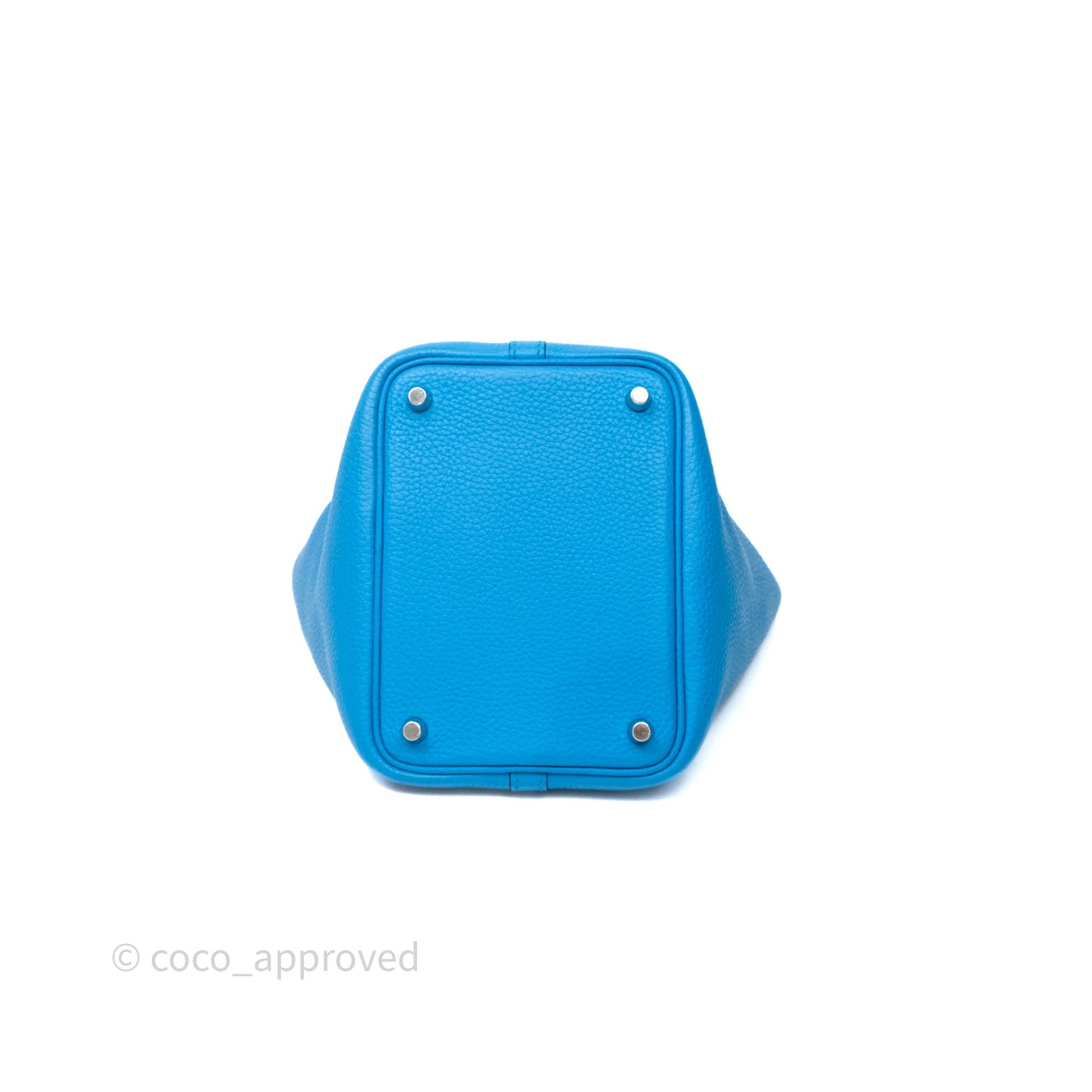 Hermès Picotin 18 Bleu Frida 0F Clemence Palladium Hardware