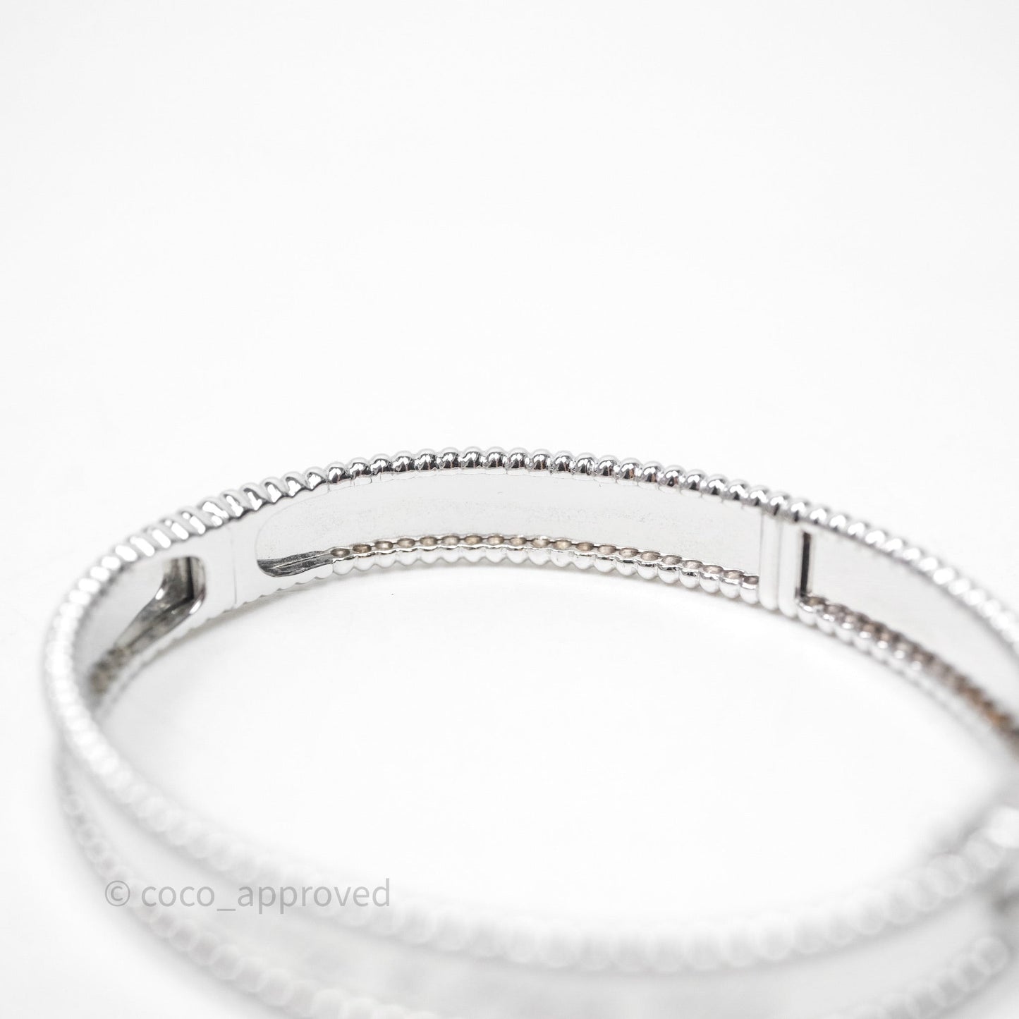 Van Cleef & Arpels Perlée Signature Bracelet Small Model White Gold