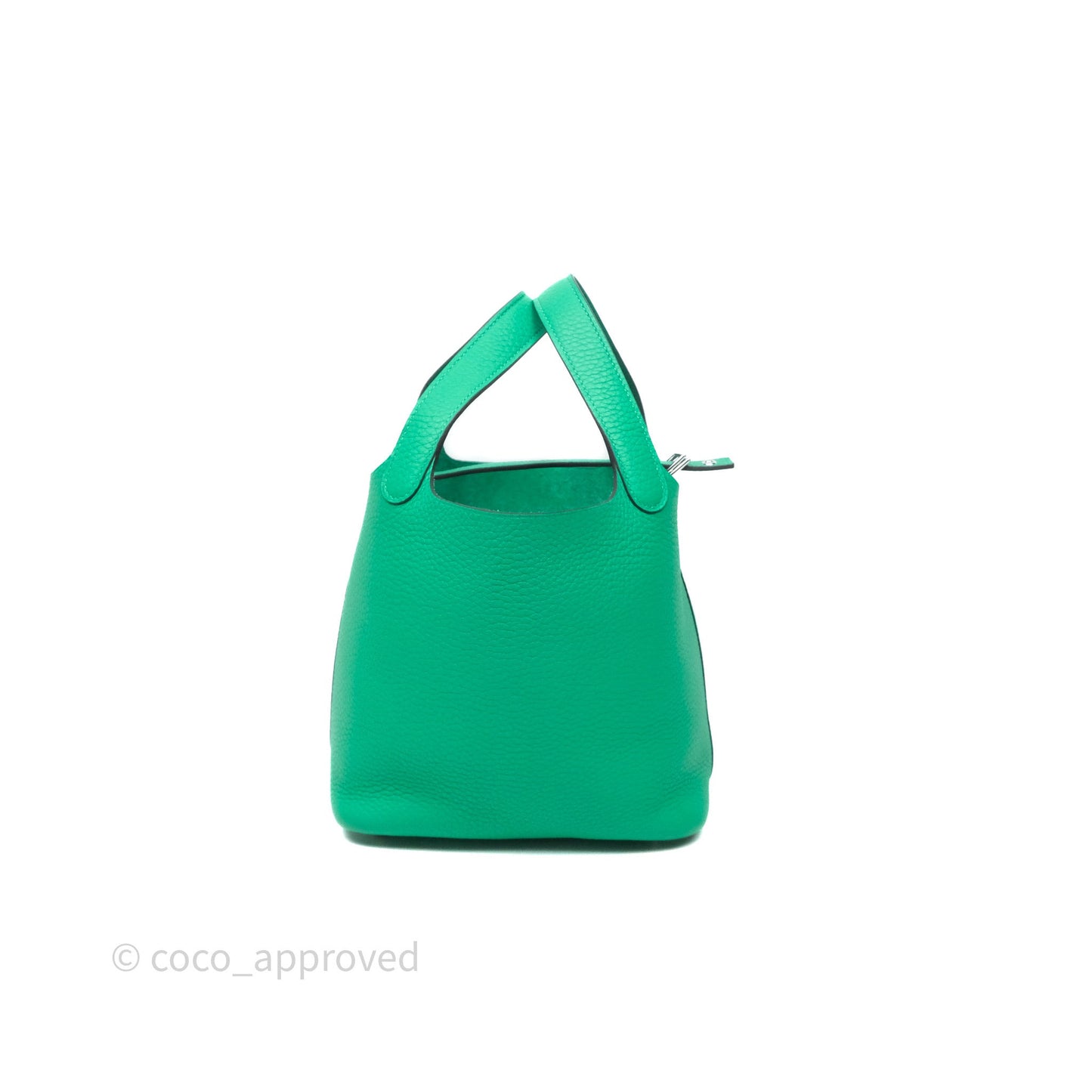 Hermès Picotin 18 Menthe 6W Clemence Palladium Hardware