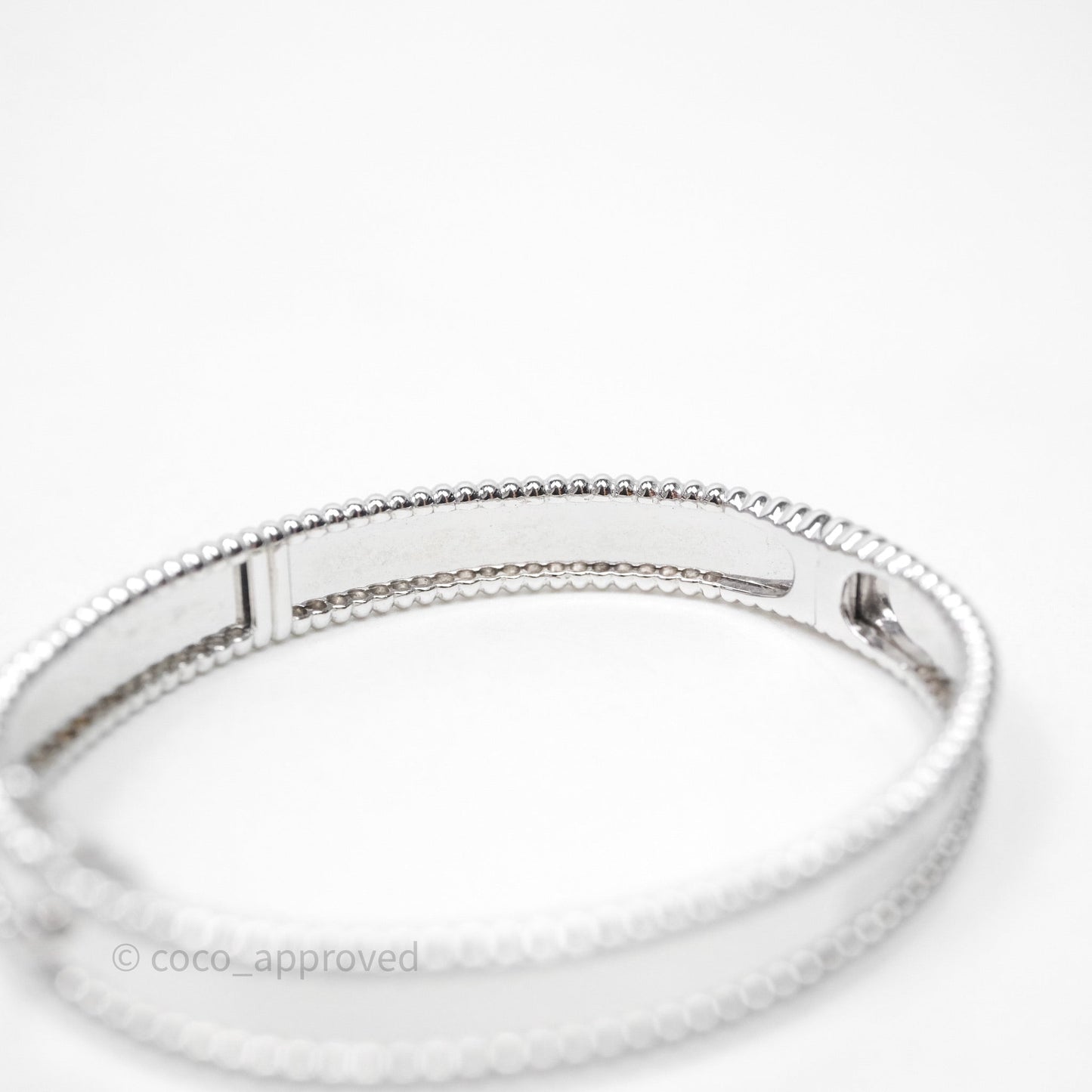 Van Cleef & Arpels Perlée Signature Bracelet Small Model White Gold