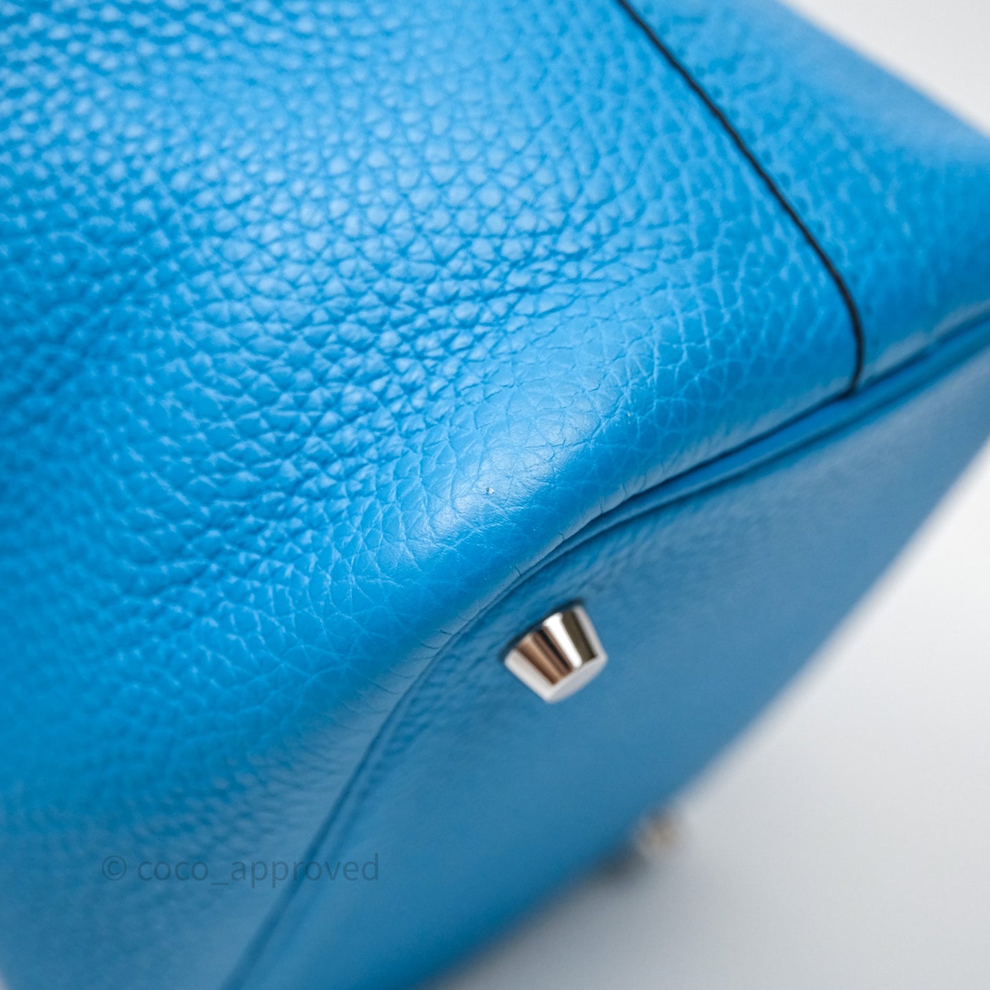 Hermès Picotin 18 Bleu Frida 0F Clemence Palladium Hardware
