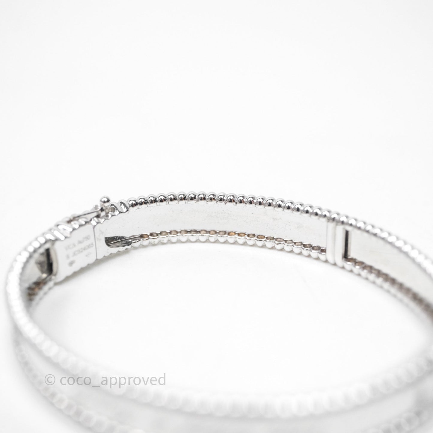 Van Cleef & Arpels Perlée Signature Bracelet Small Model White Gold