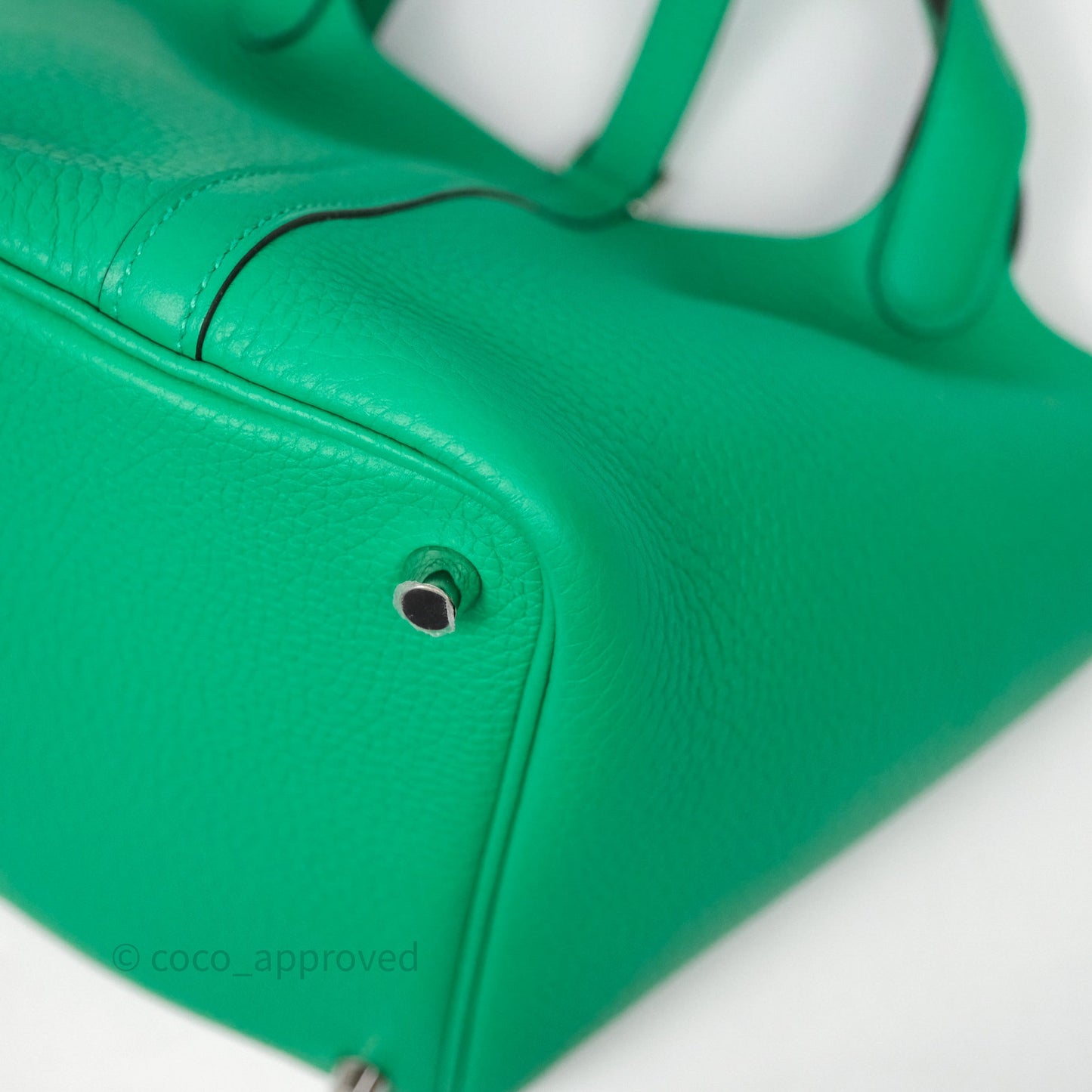 Hermès Picotin 18 Menthe 6W Clemence Palladium Hardware