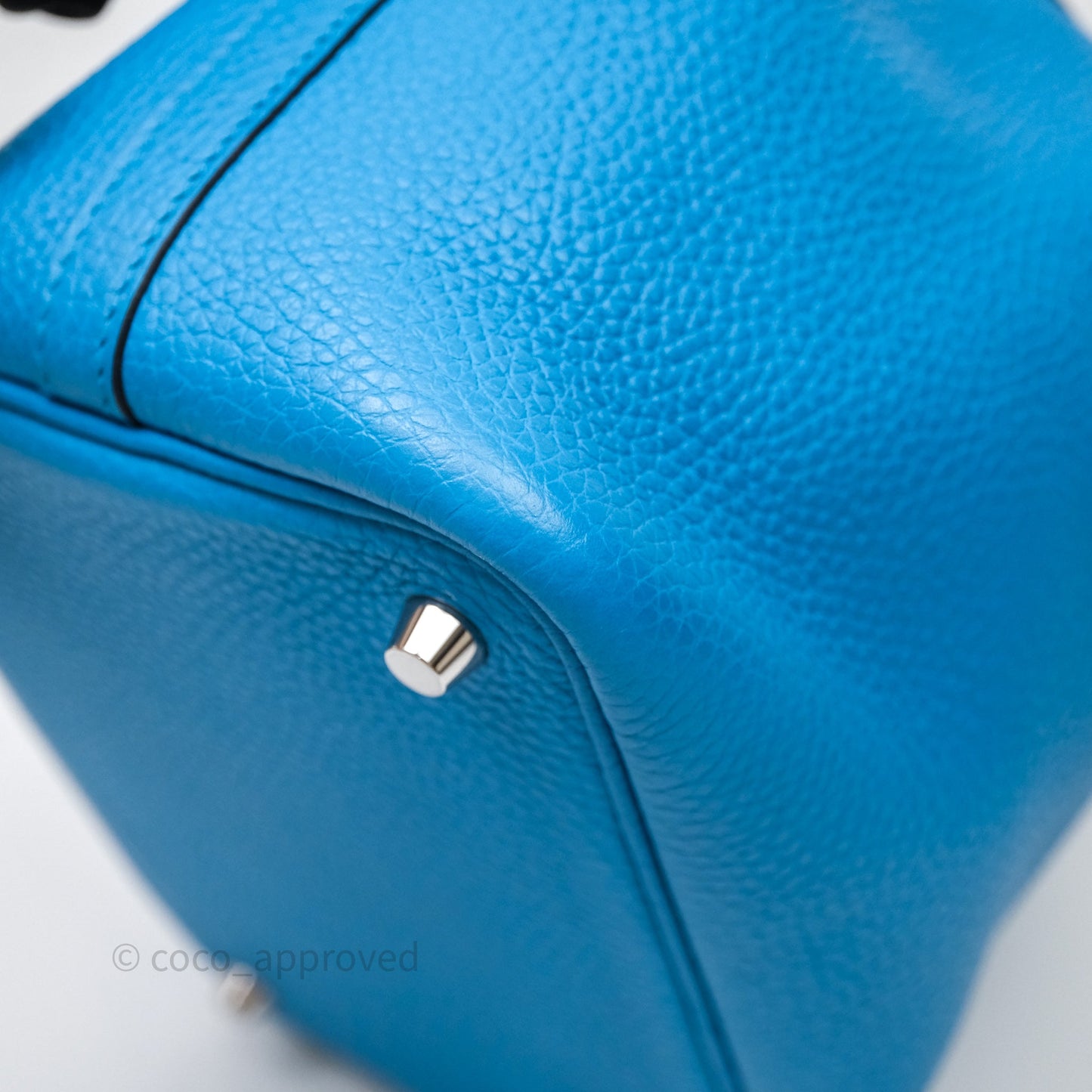 Hermès Picotin 18 Bleu Frida 0F Clemence Palladium Hardware