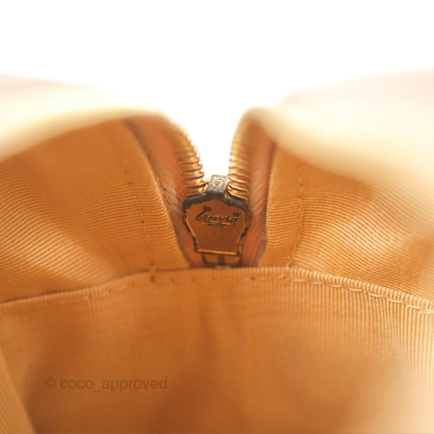 Chanel Vintage Mini CC Boston Bag Beige Caviar