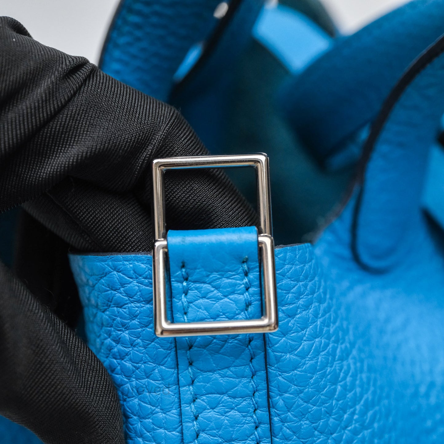 Hermès Picotin 18 Bleu Frida 0F Clemence Palladium Hardware