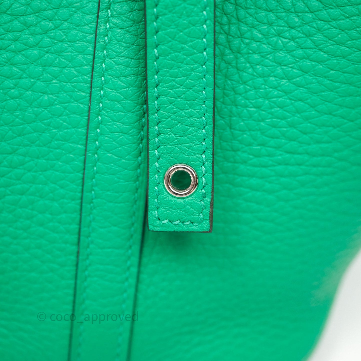 Hermès Picotin 18 Menthe 6W Clemence Palladium Hardware