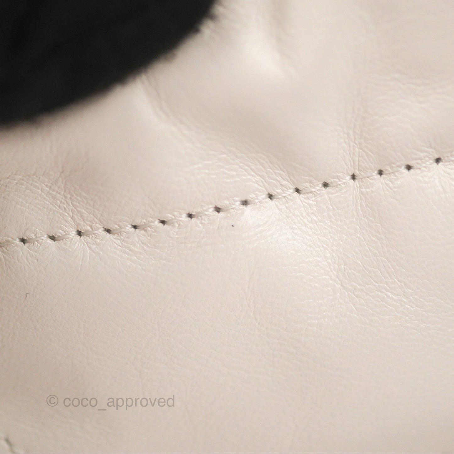 Chanel 22 Mini Bag White Crumpled Calfskin