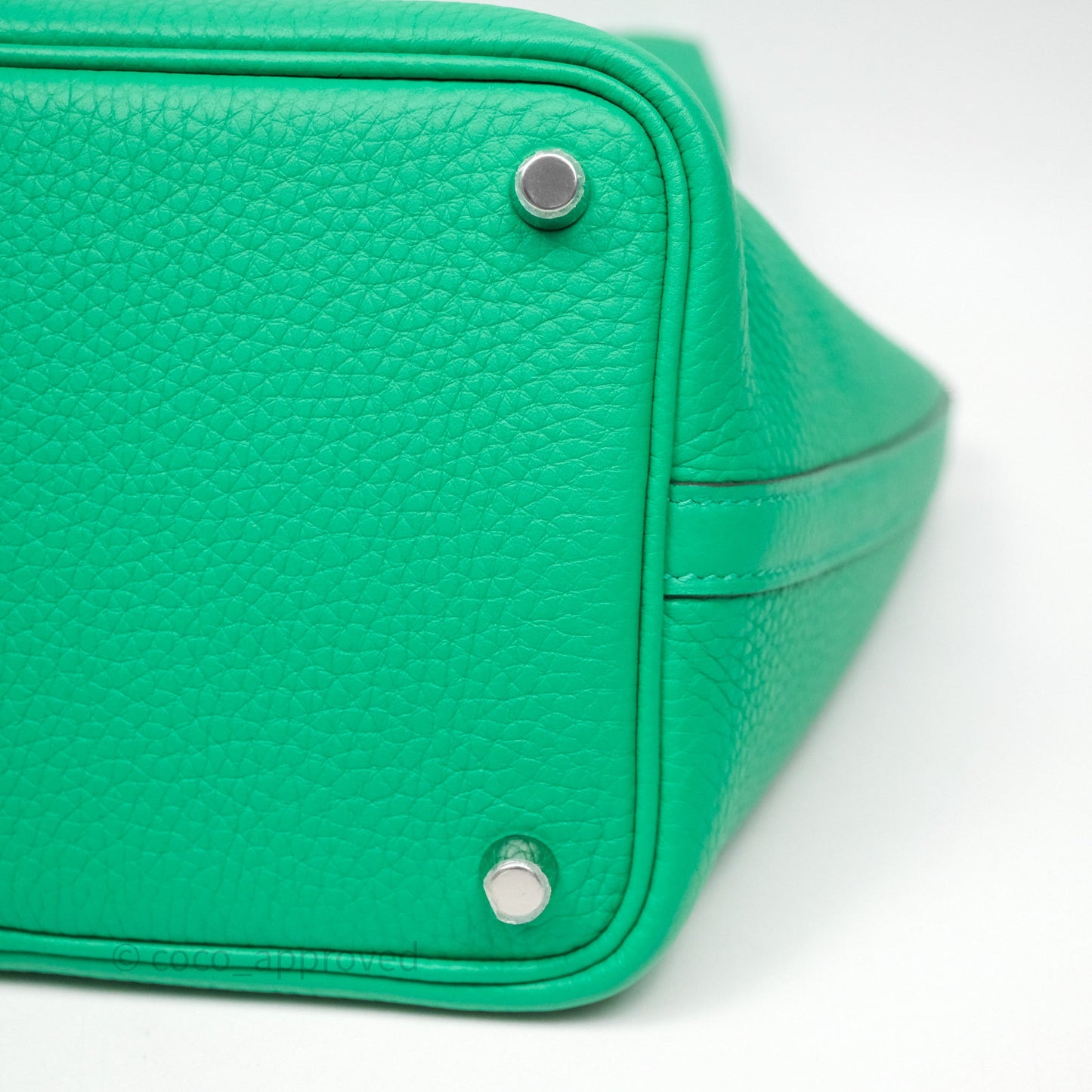 Hermès Picotin 18 Menthe 6W Clemence Palladium Hardware