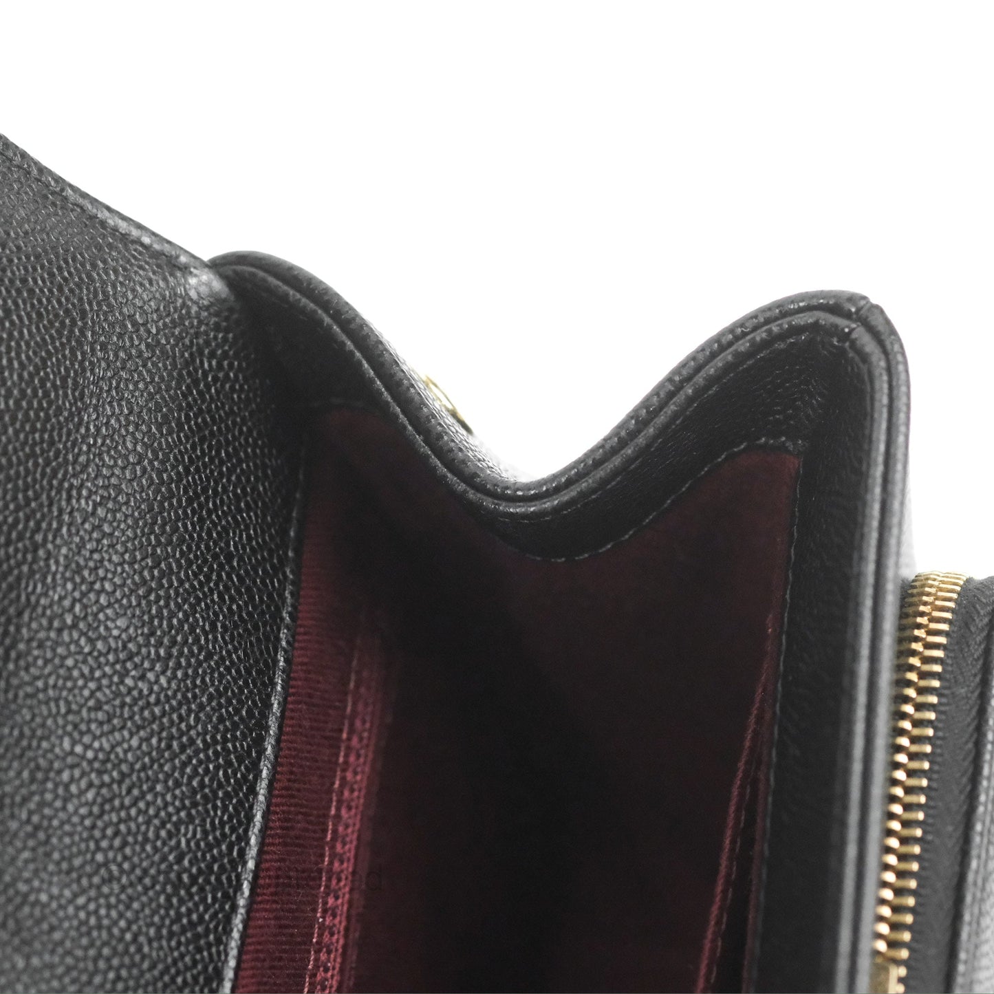 Chanel Quilted Medium Business Affinity Flap Black Caviar Gold Hardware