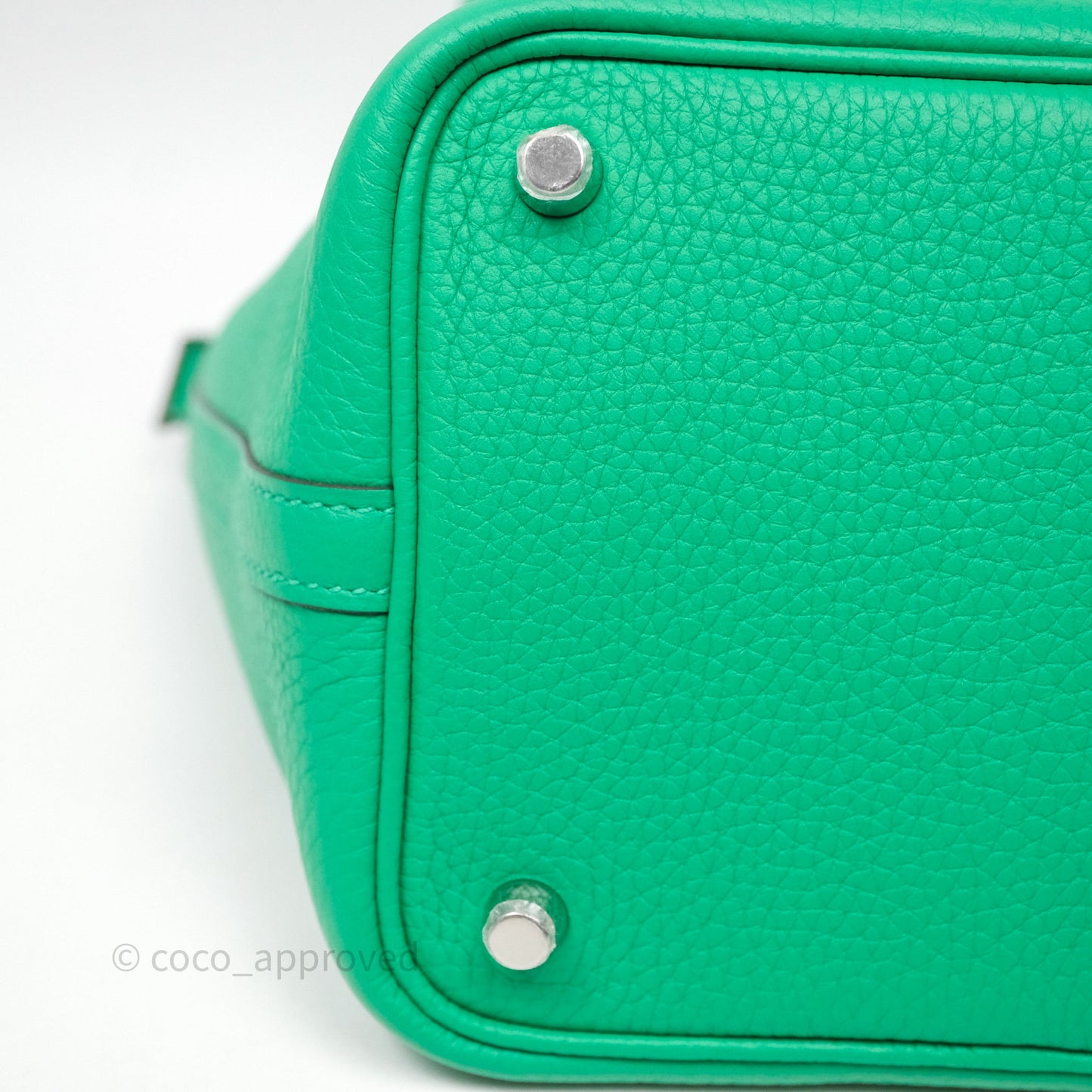 Hermès Picotin 18 Menthe 6W Clemence Palladium Hardware