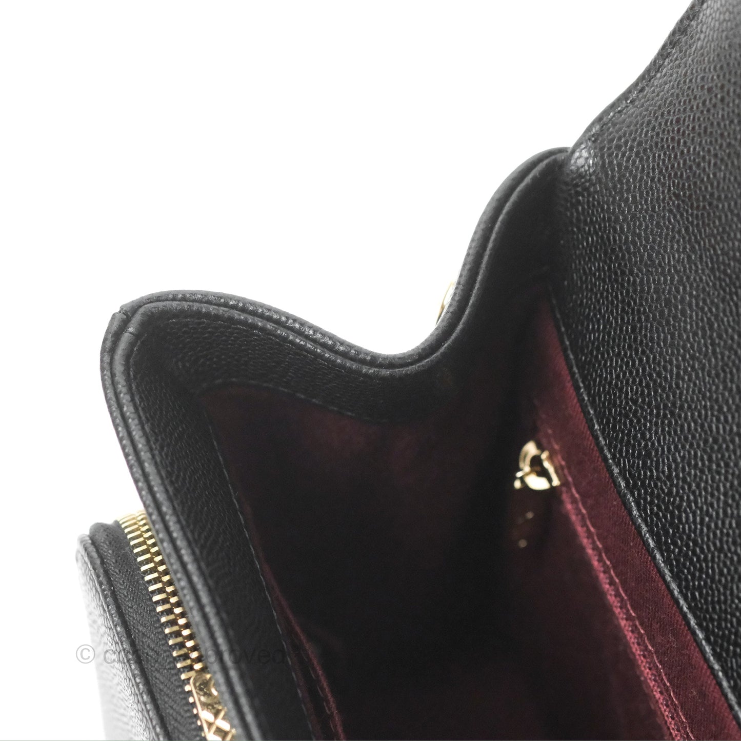 Chanel Quilted Medium Business Affinity Flap Black Caviar Gold Hardware