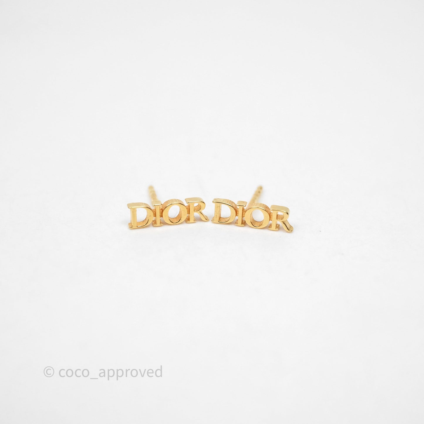 Christian Dior Crystal Pearl Drop Star Earrings Gold Tone
