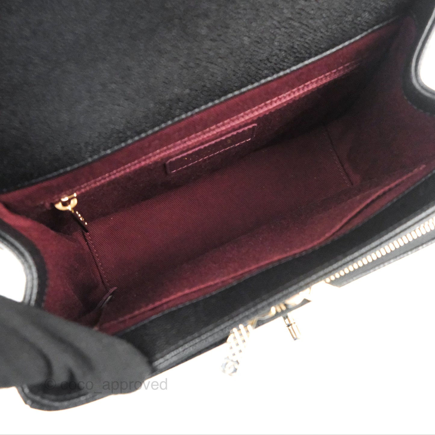 Chanel Quilted Medium Business Affinity Flap Black Caviar Gold Hardware