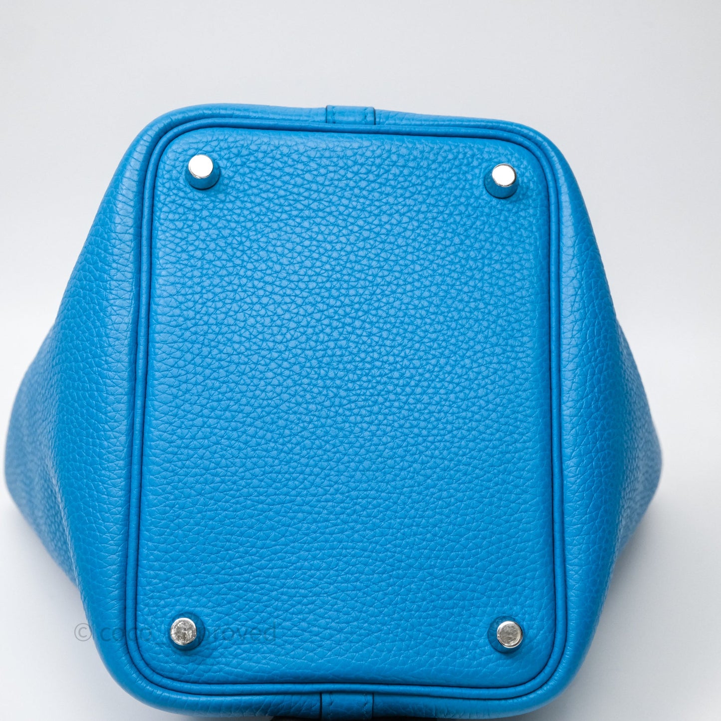 Hermès Picotin 18 Bleu Frida 0F Clemence Palladium Hardware