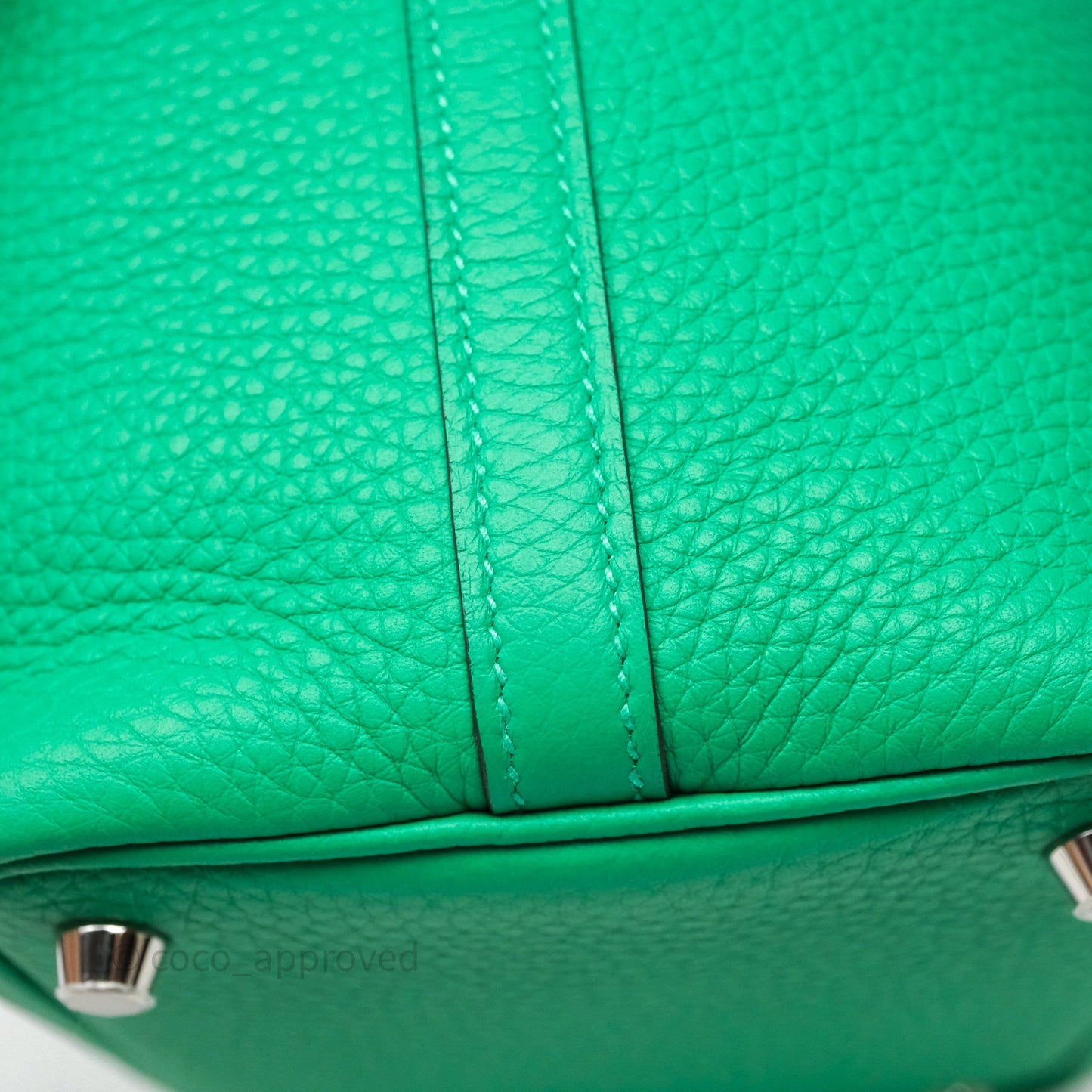 Hermès Picotin 18 Menthe 6W Clemence Palladium Hardware
