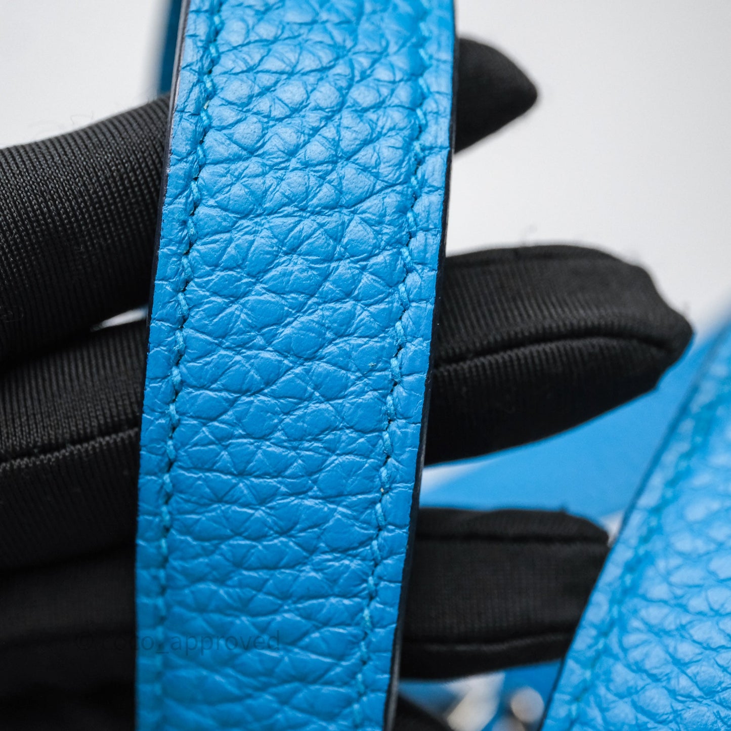 Hermès Picotin 18 Bleu Frida 0F Clemence Palladium Hardware