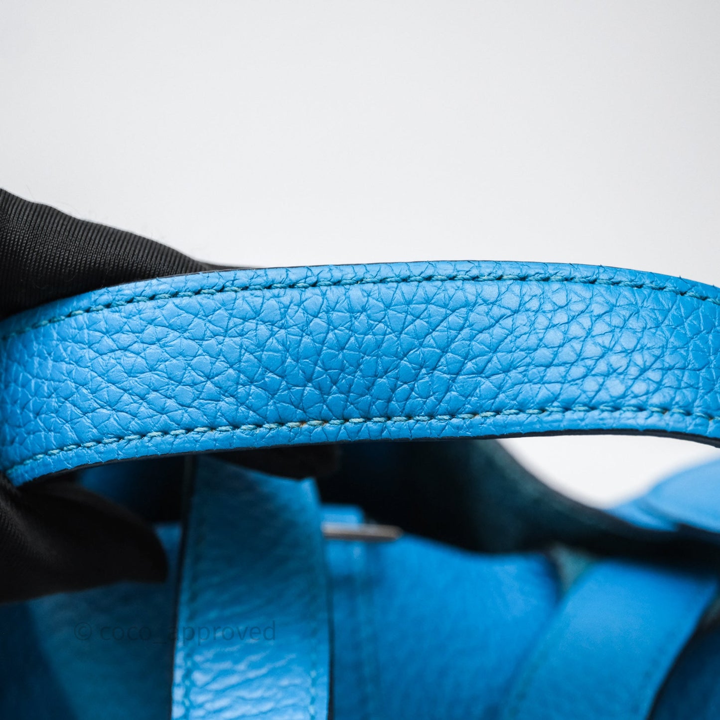 Hermès Picotin 18 Bleu Frida 0F Clemence Palladium Hardware