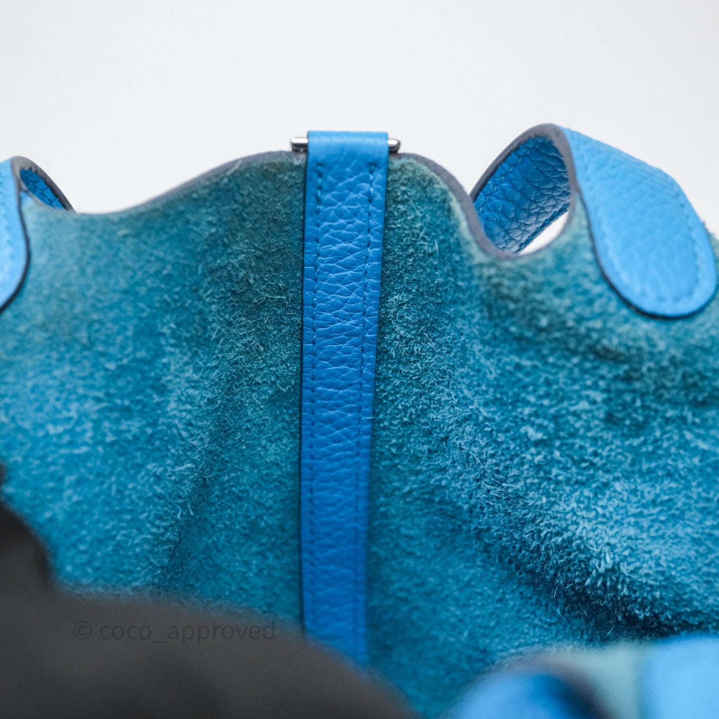 Hermès Picotin 18 Bleu Frida 0F Clemence Palladium Hardware