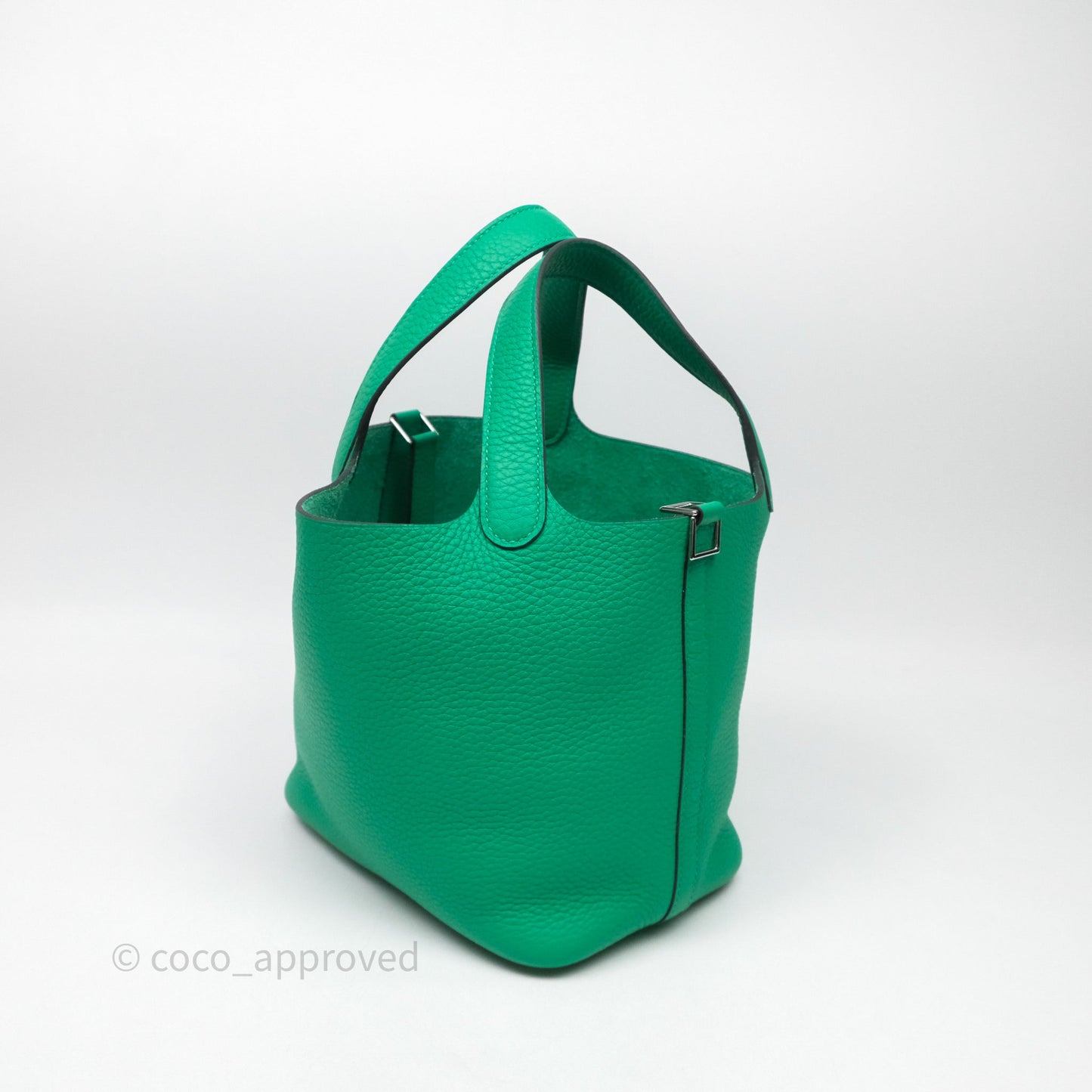 Hermès Picotin 18 Menthe 6W Clemence Palladium Hardware