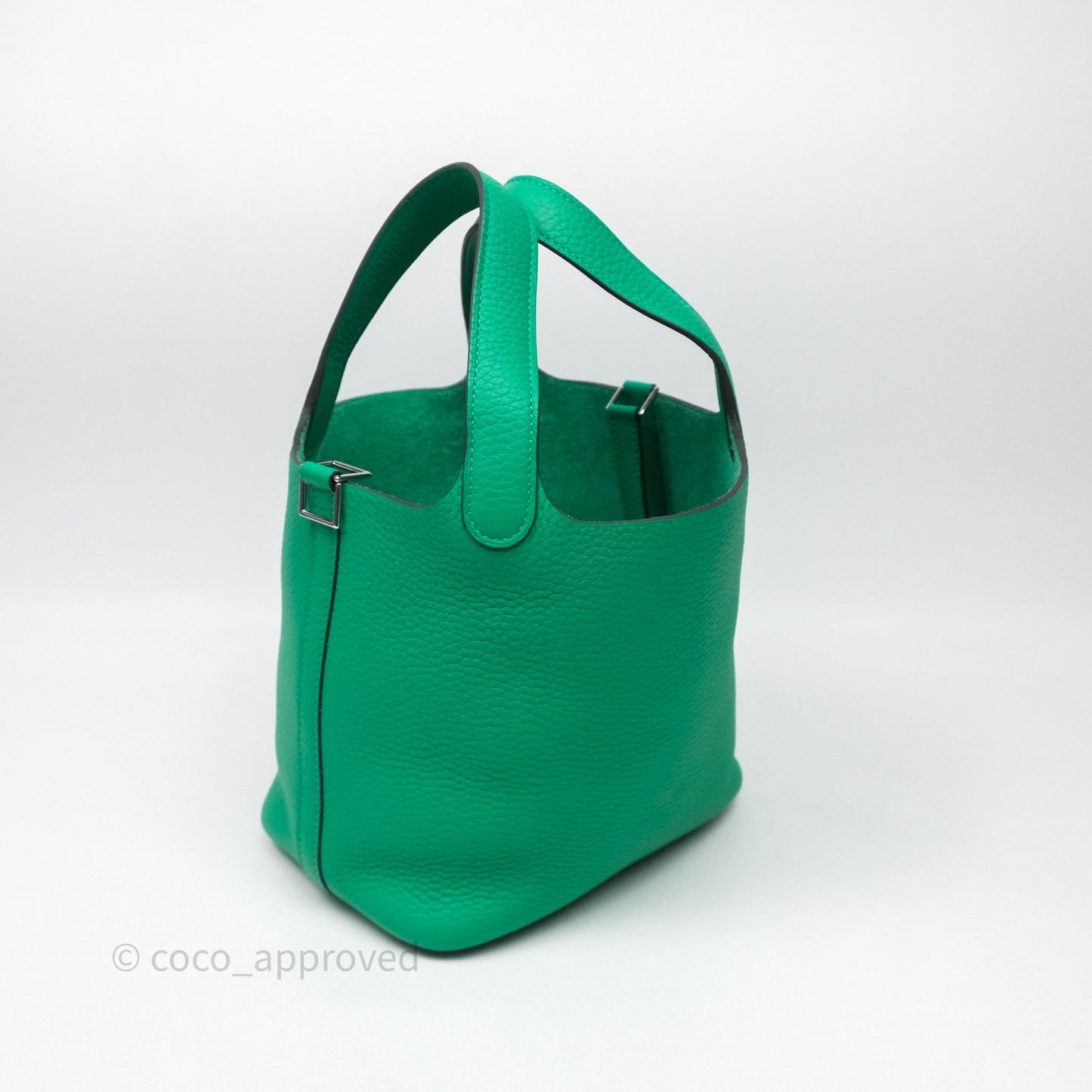 Hermès Picotin 18 Menthe 6W Clemence Palladium Hardware