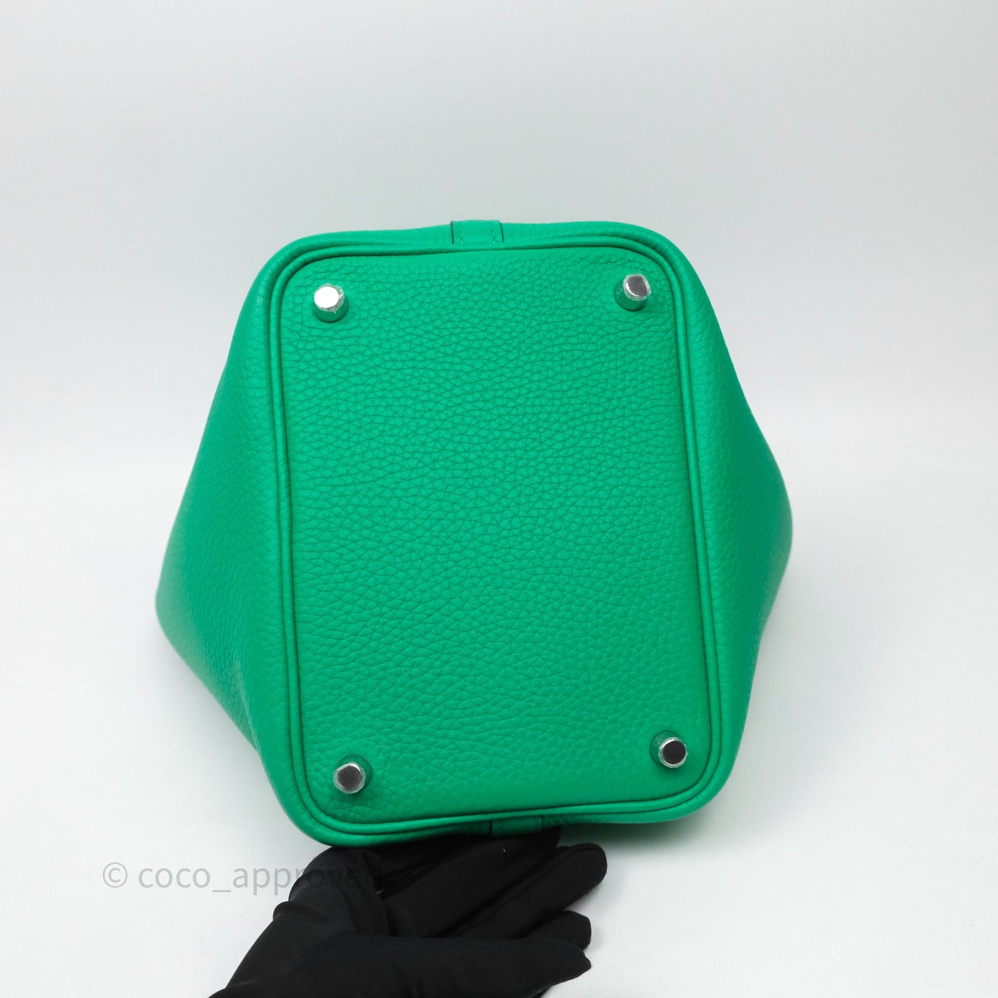 Hermès Picotin 18 Menthe 6W Clemence Palladium Hardware