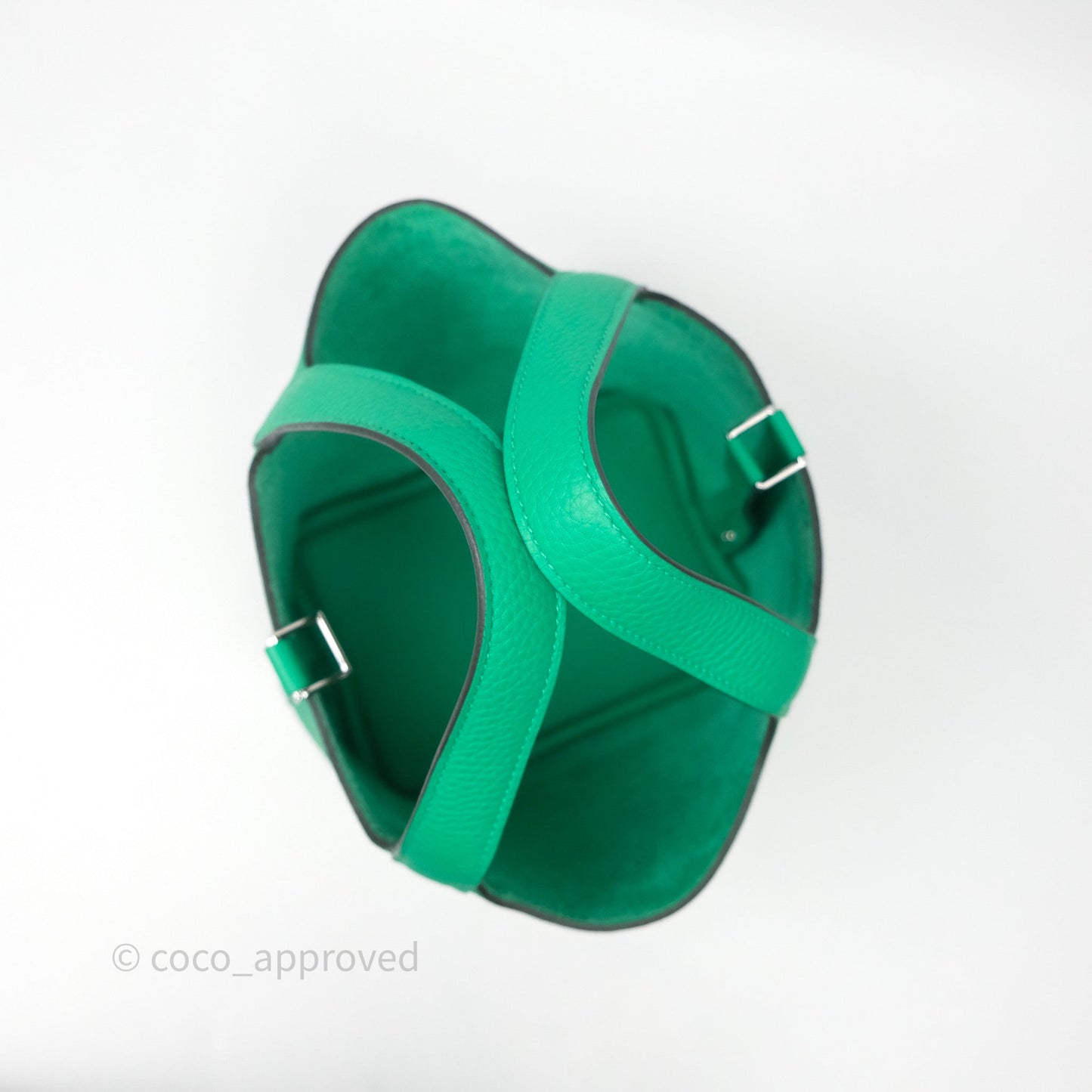 Hermès Picotin 18 Menthe 6W Clemence Palladium Hardware