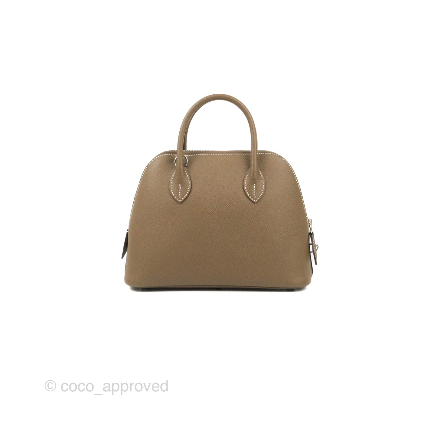 Hermès Bolide 1923 25 Etoupe Epsom Palladium Hardware