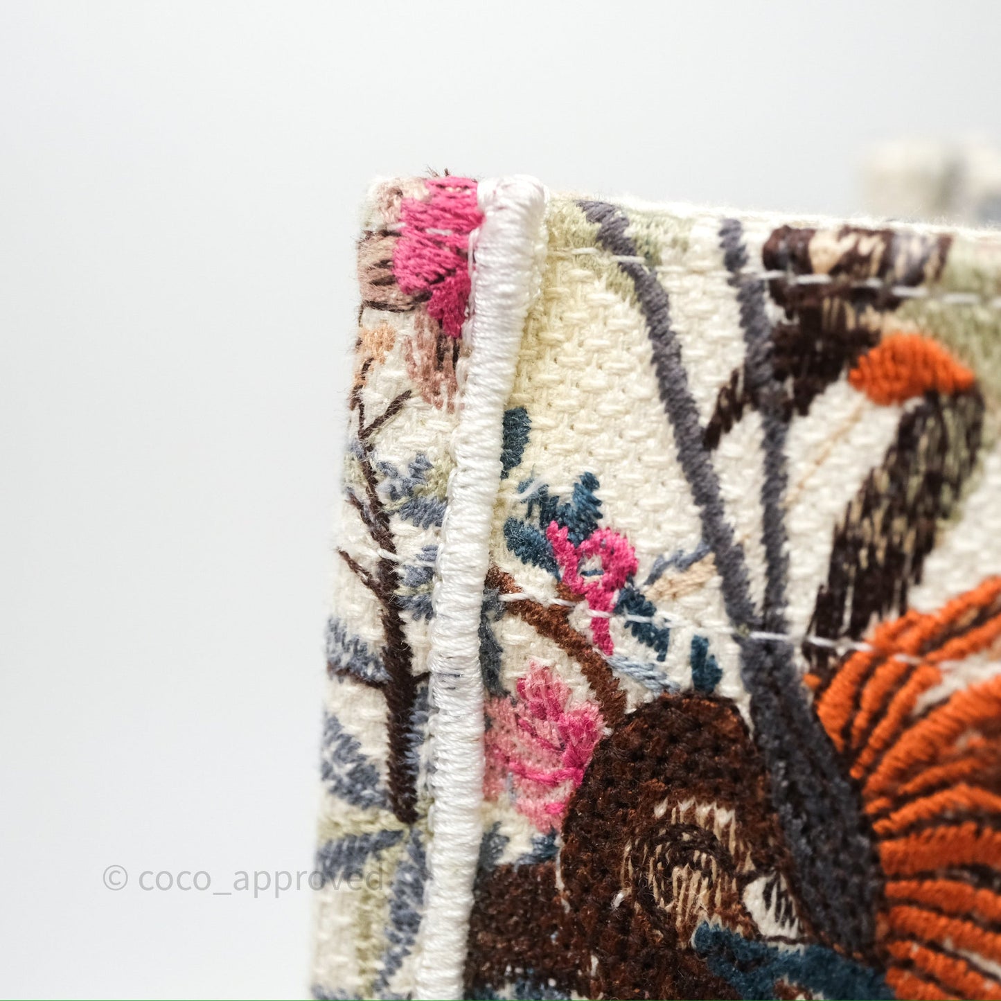 Christian Dior Medium Book Tote Dardin D'Hiver
