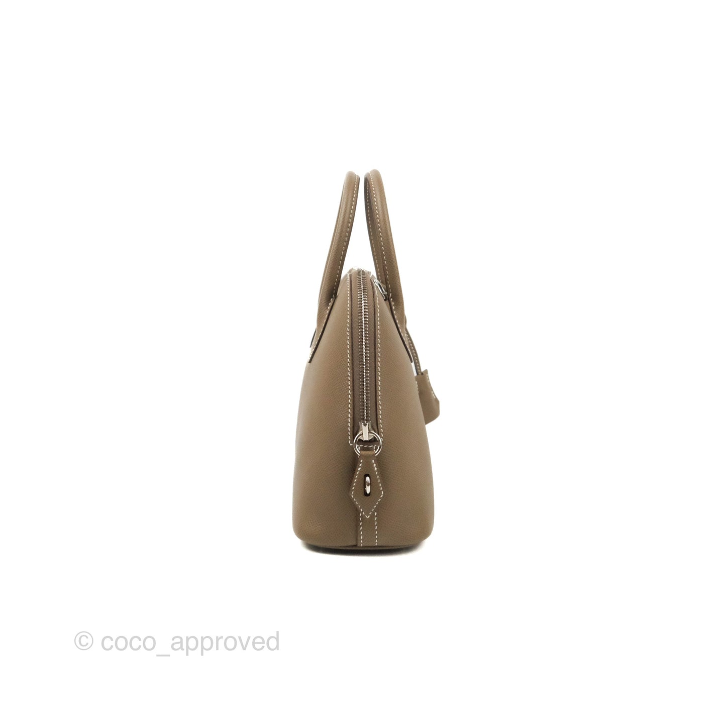 Hermès Bolide 1923 25 Etoupe Epsom Palladium Hardware