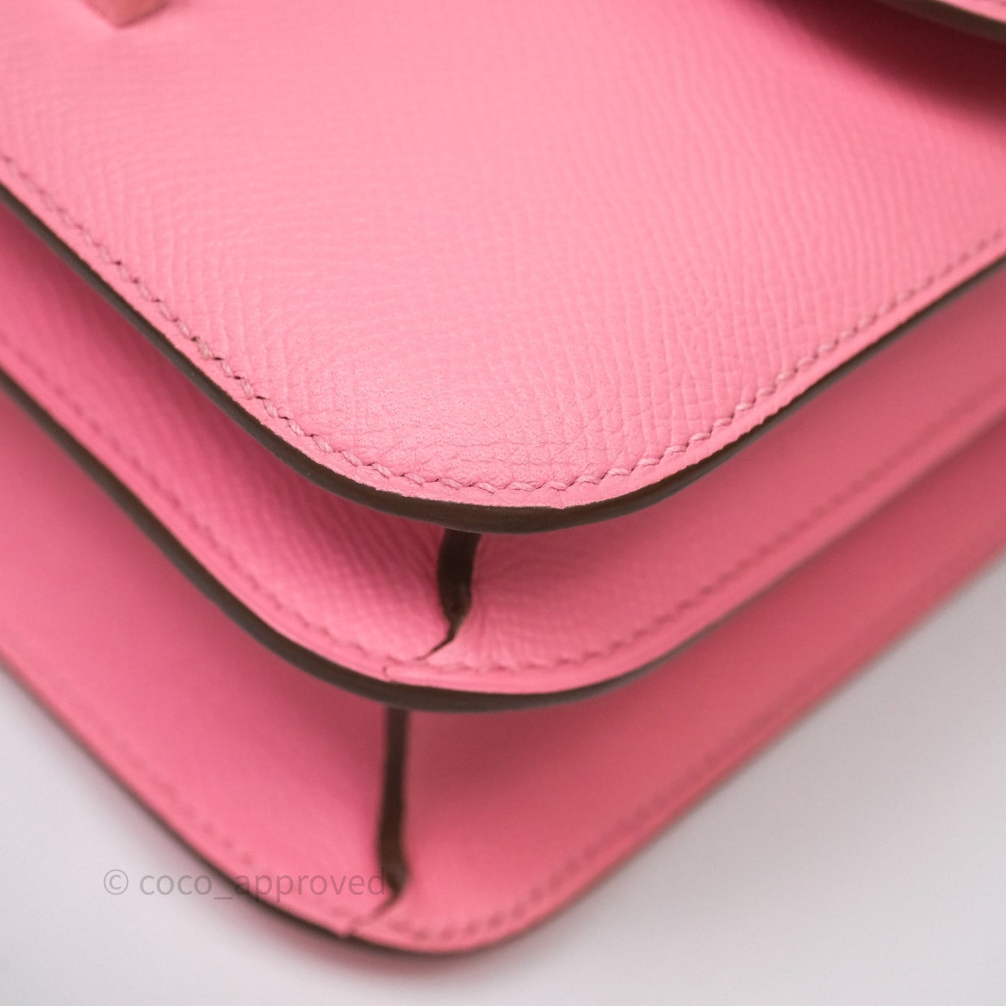 Hermès Constance 24 Rose Confetti 1Q Espom Palladium Hardware