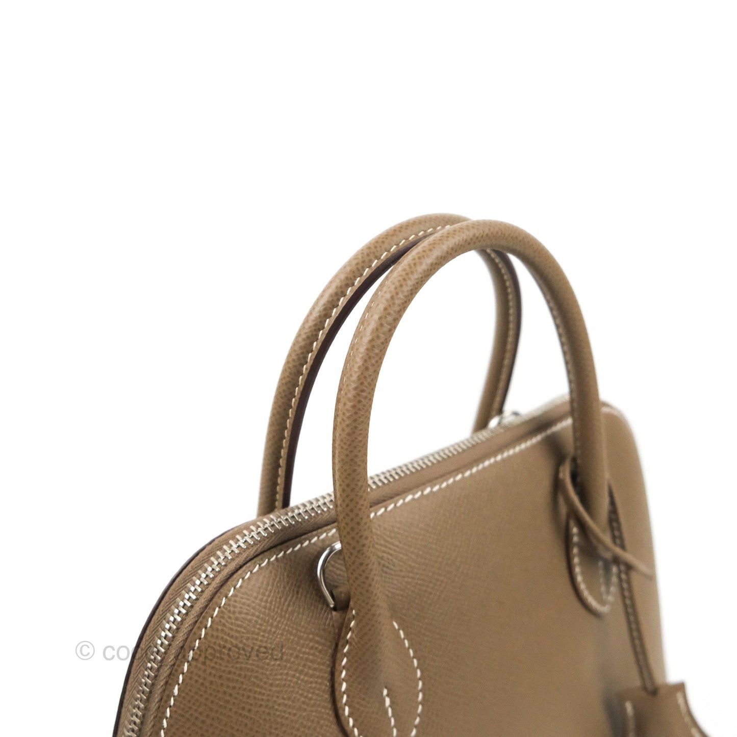 Hermès Bolide 1923 25 Etoupe Epsom Palladium Hardware