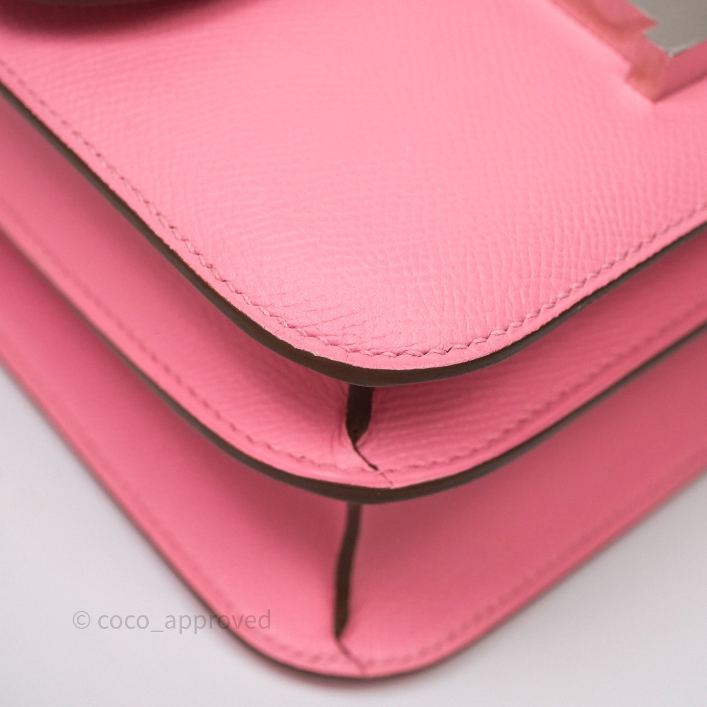 Hermès Constance 24 Rose Confetti 1Q Espom Palladium Hardware