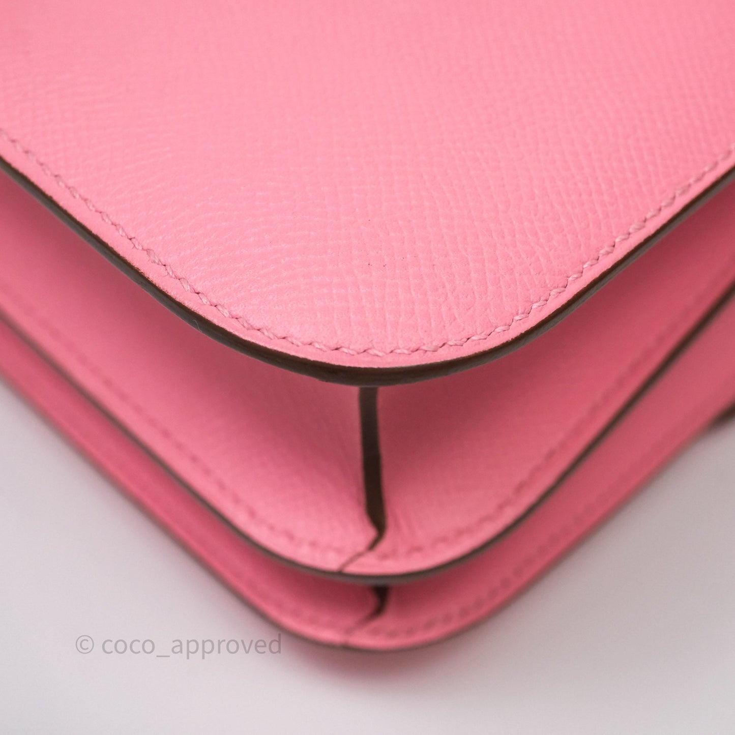 Hermès Constance 24 Rose Confetti 1Q Espom Palladium Hardware