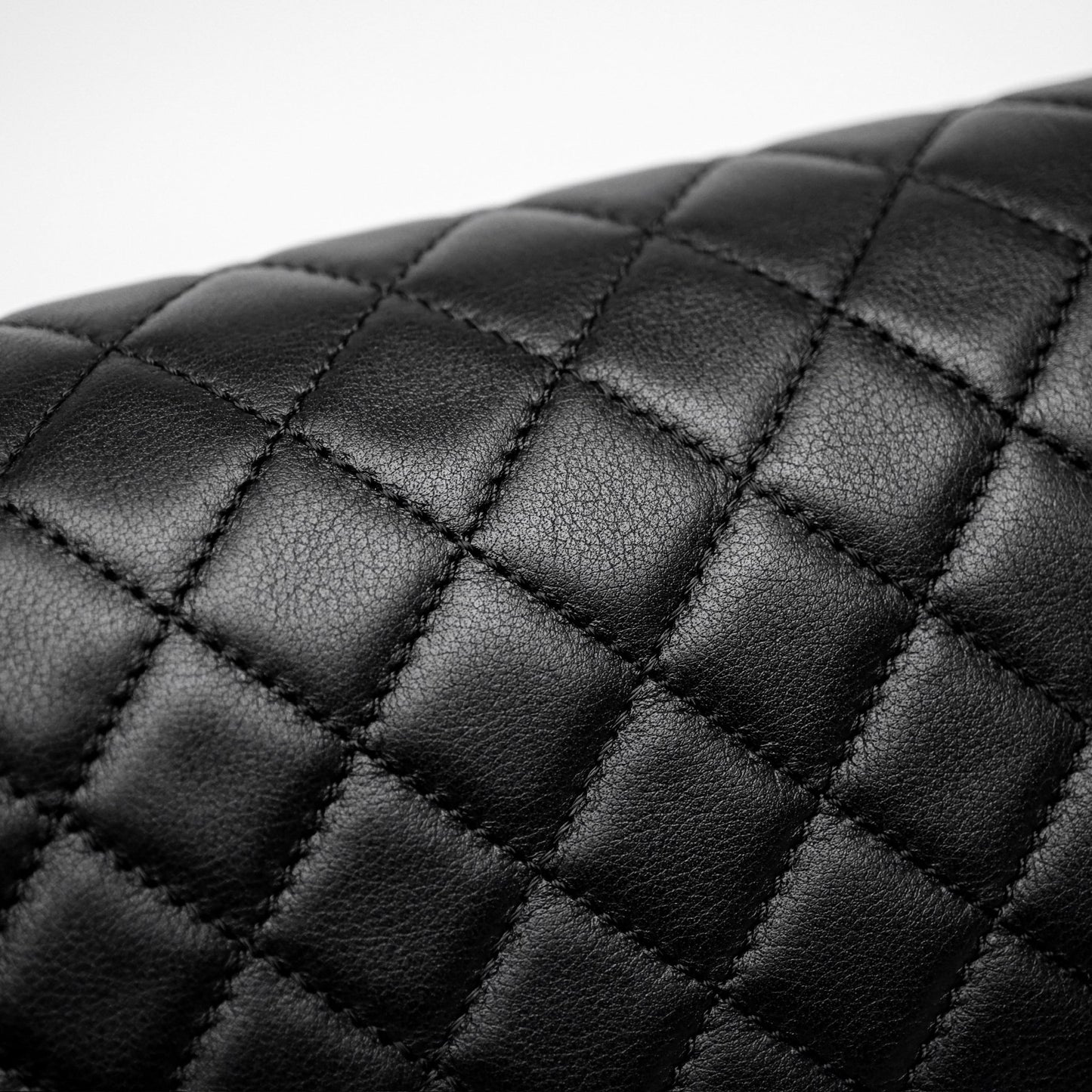 Chanel Quilted Medium Boy Black Calfskin Ruthenium Hardware