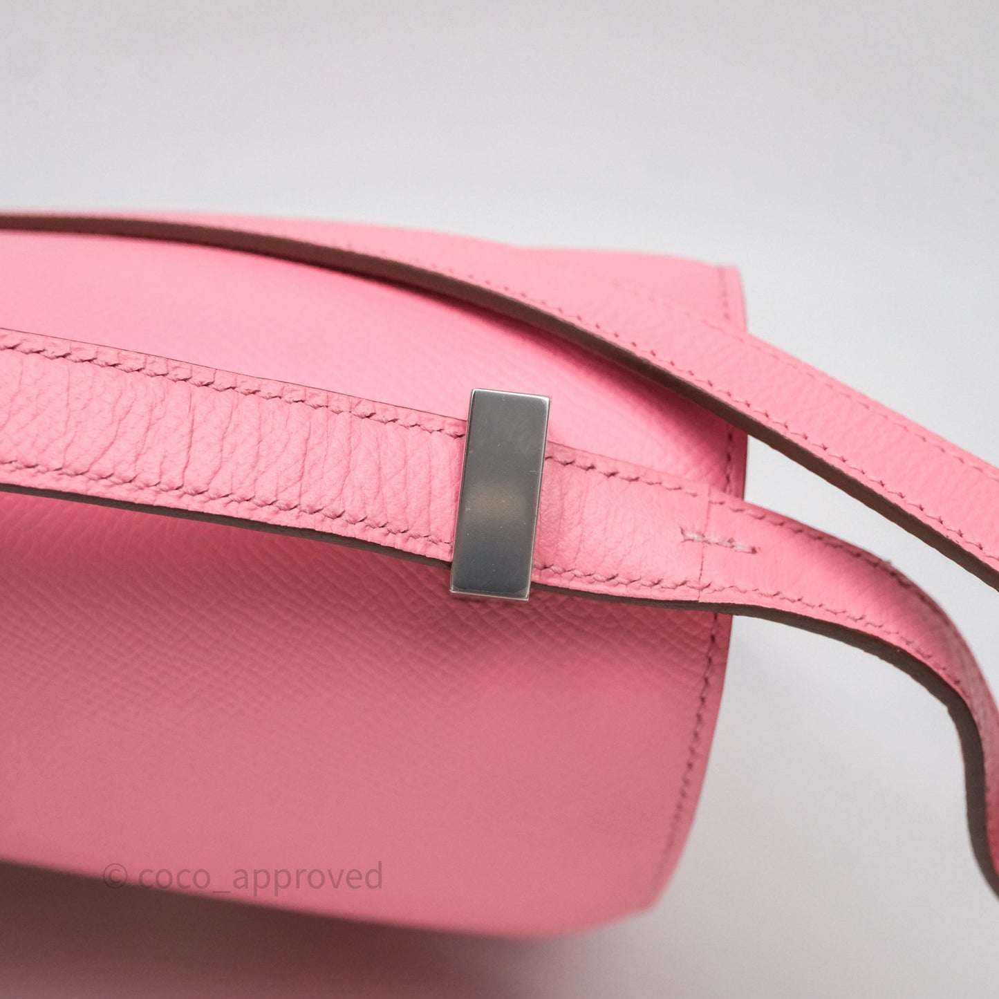 Hermès Constance 24 Rose Confetti 1Q Espom Palladium Hardware
