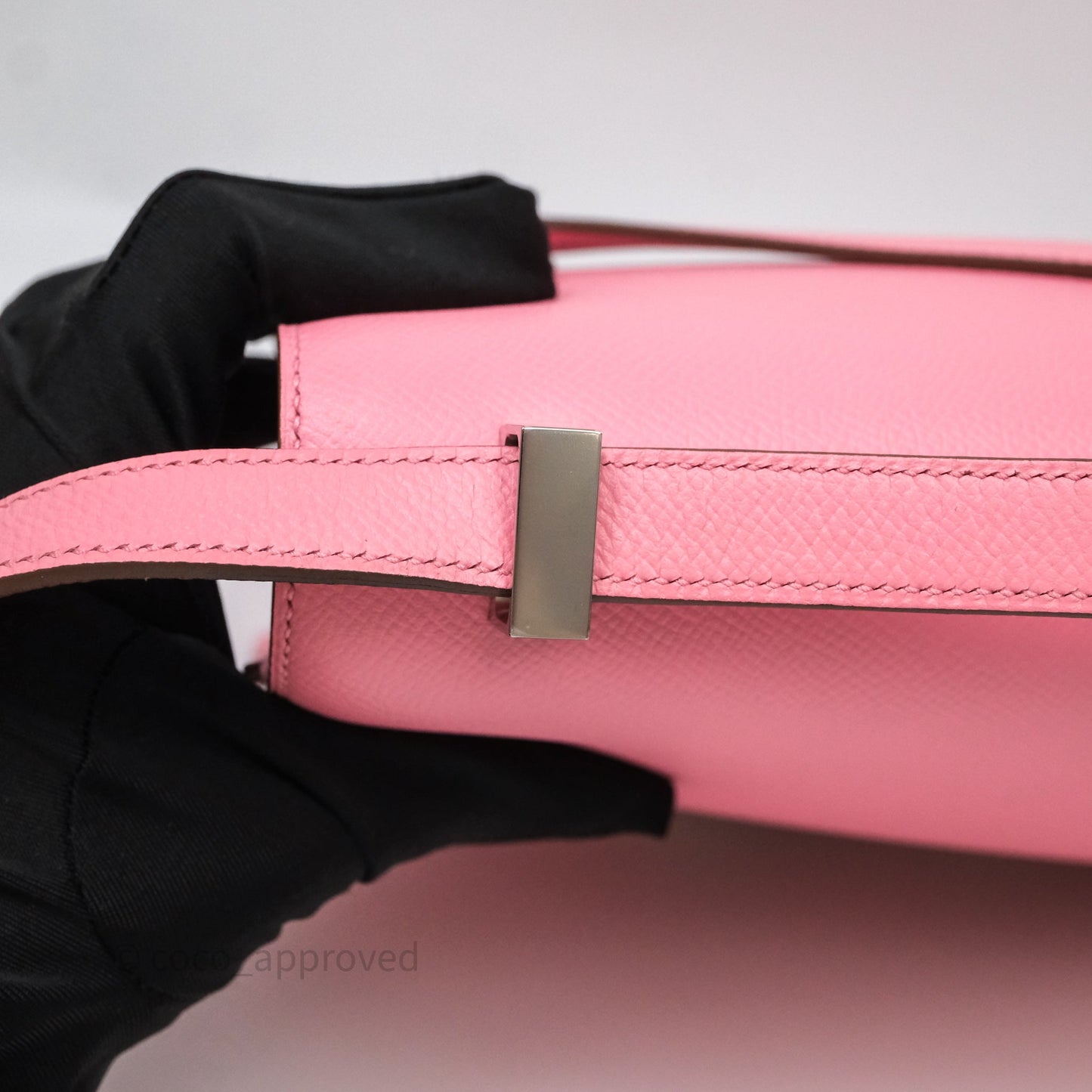 Hermès Constance 24 Rose Confetti 1Q Espom Palladium Hardware