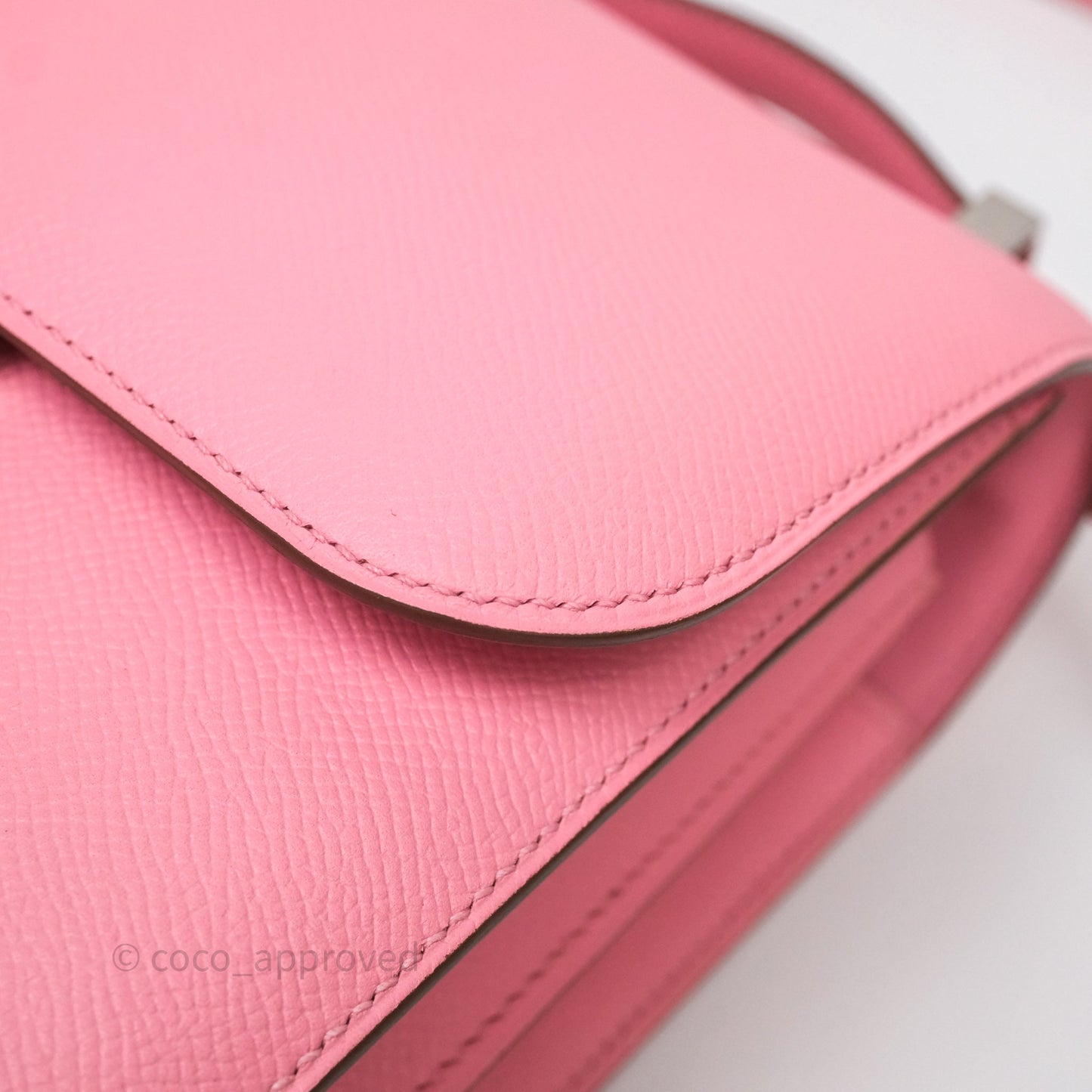 Hermès Constance 24 Rose Confetti 1Q Espom Palladium Hardware