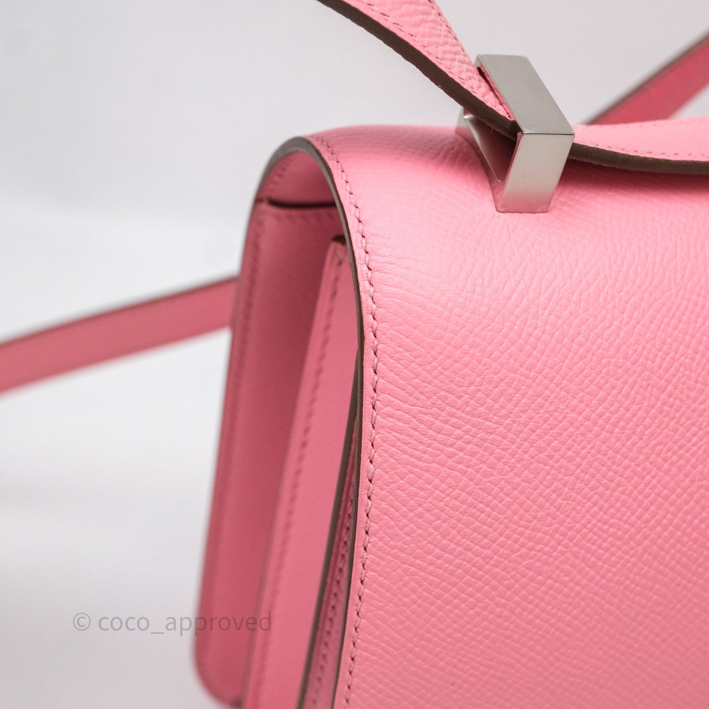 Hermès Constance 24 Rose Confetti 1Q Espom Palladium Hardware