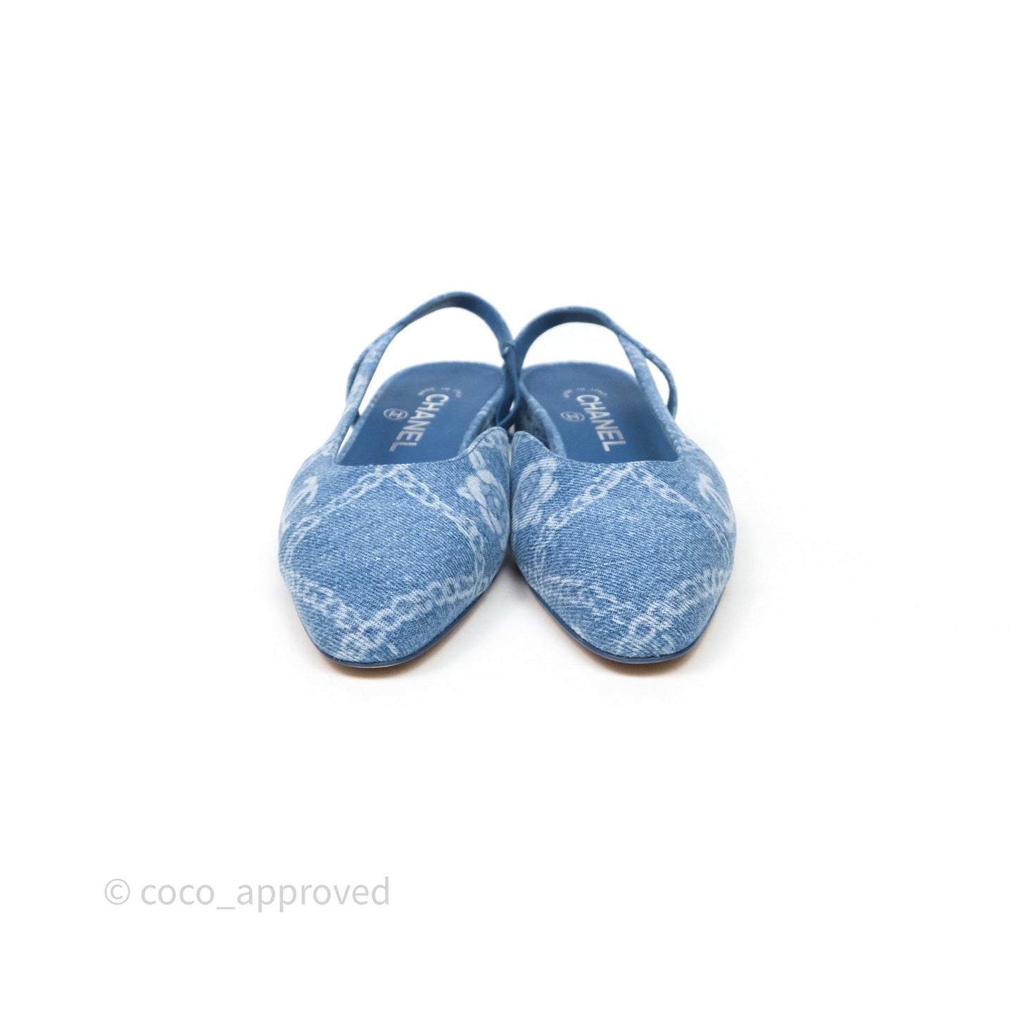 Chanel Denim Slingback Size 36