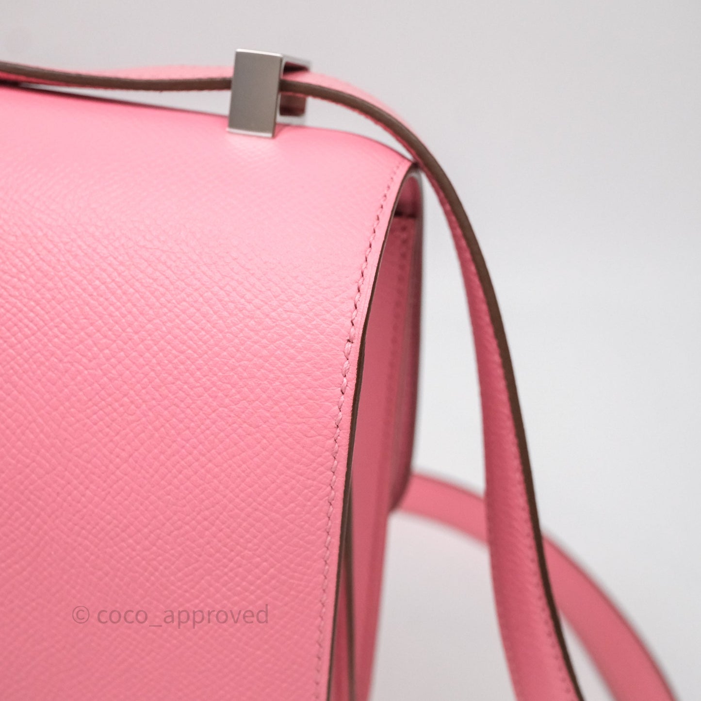 Hermès Constance 24 Rose Confetti 1Q Espom Palladium Hardware